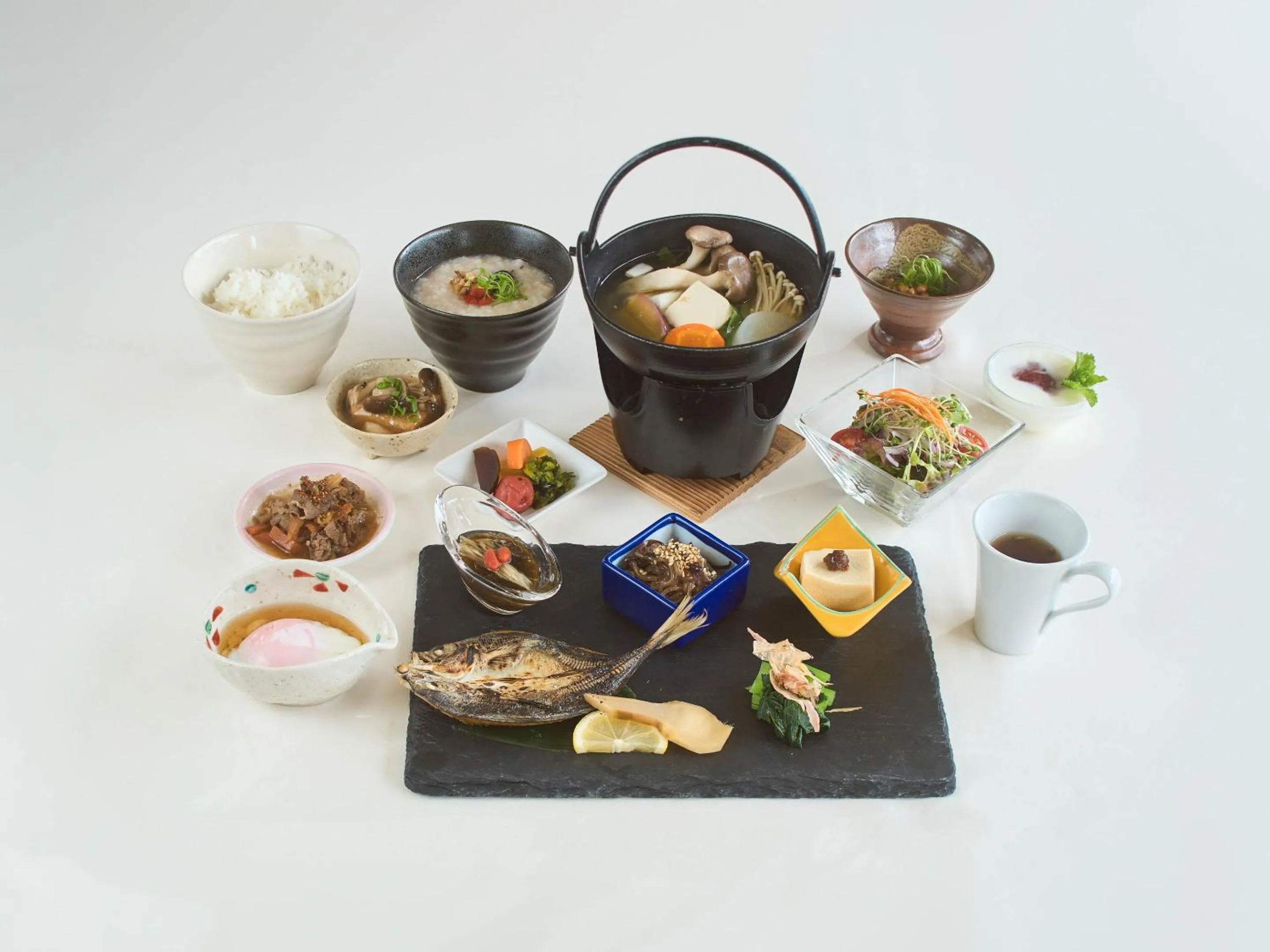 Asian breakfast in Hotel Holistic Resort Wakayama