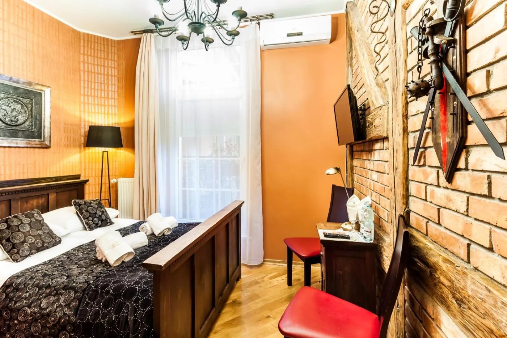 Bed in Aparthotel Oberża