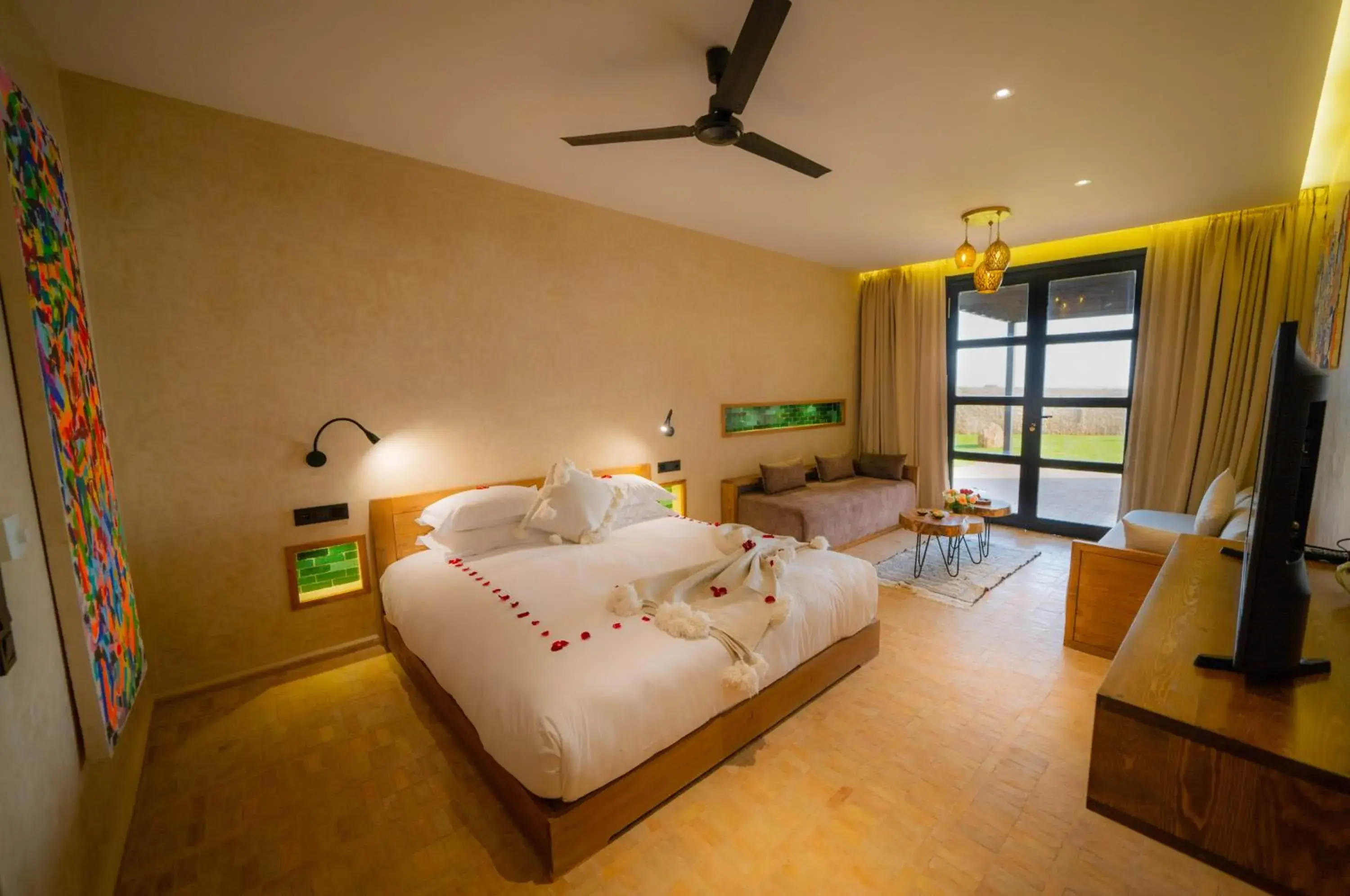 Junior Suite with Garden View in BABERRIH Hôtel Hospitality Palaces & Resorts Junior Suite with Garden View in BABERRIH Hôtel Hospitality Palaces & Resorts