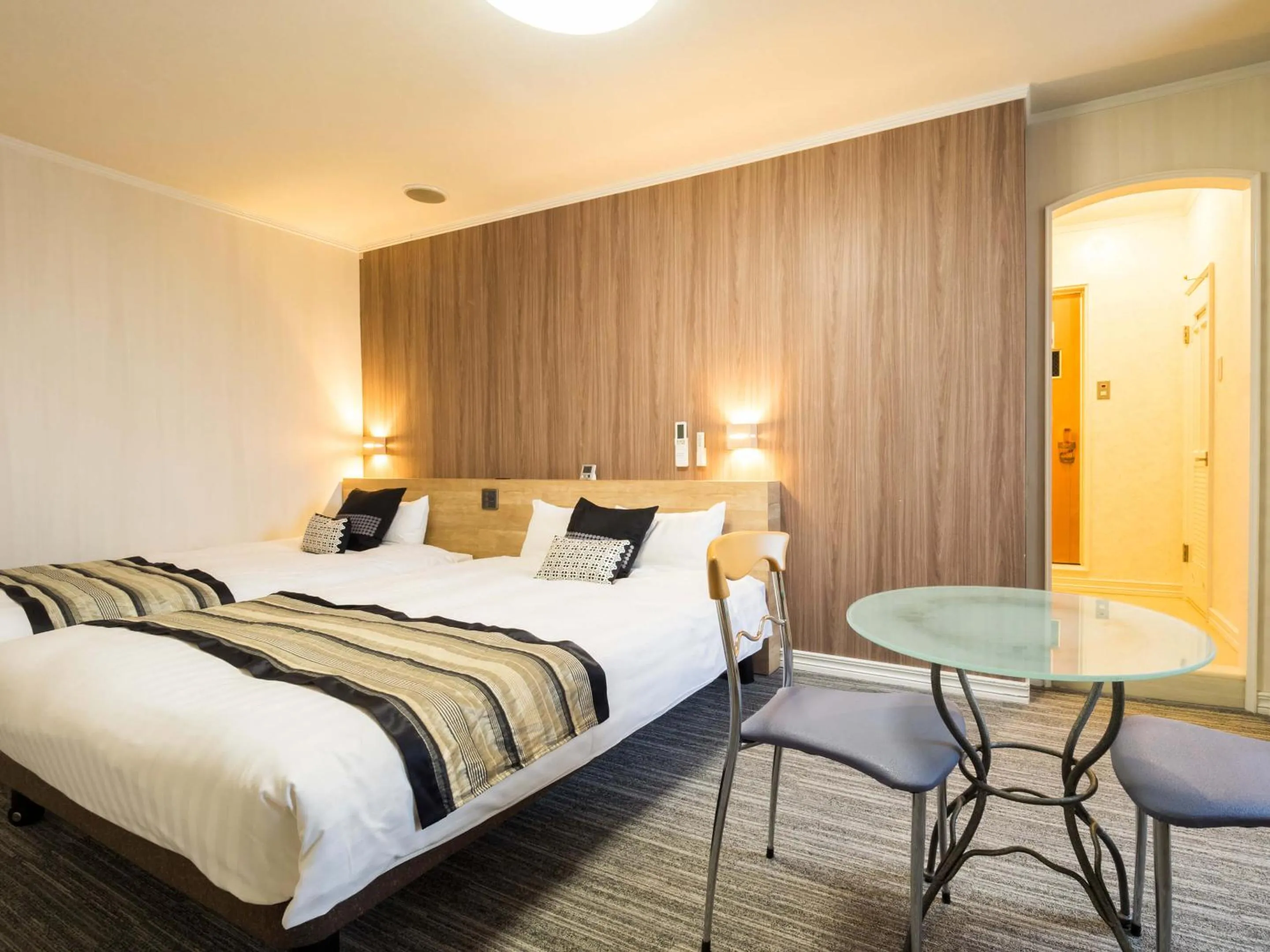 Photo of the whole room, Bed in Hotel AreaOne Obihiro