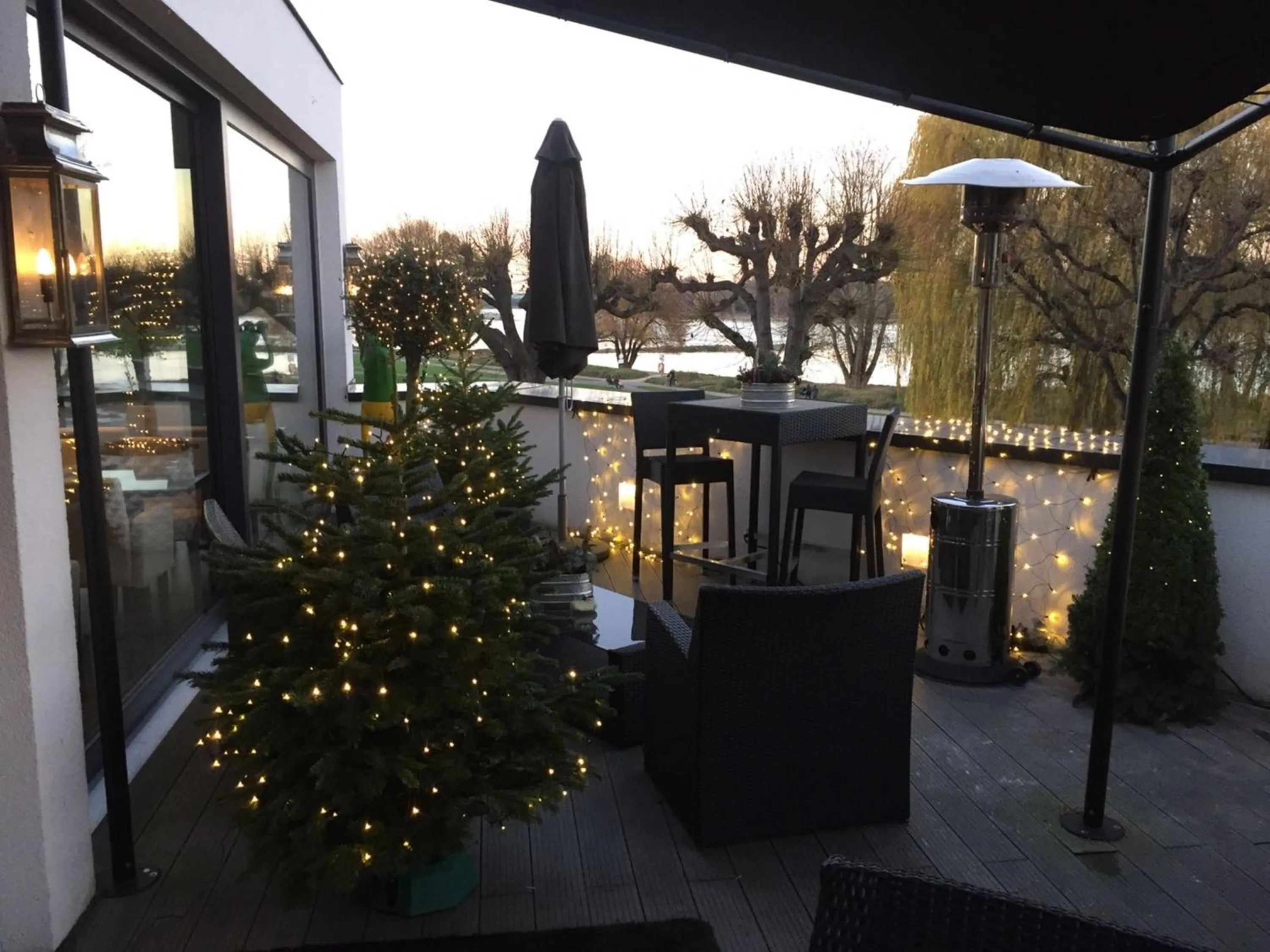 Balcony/Terrace in Villahotel Rheinblick