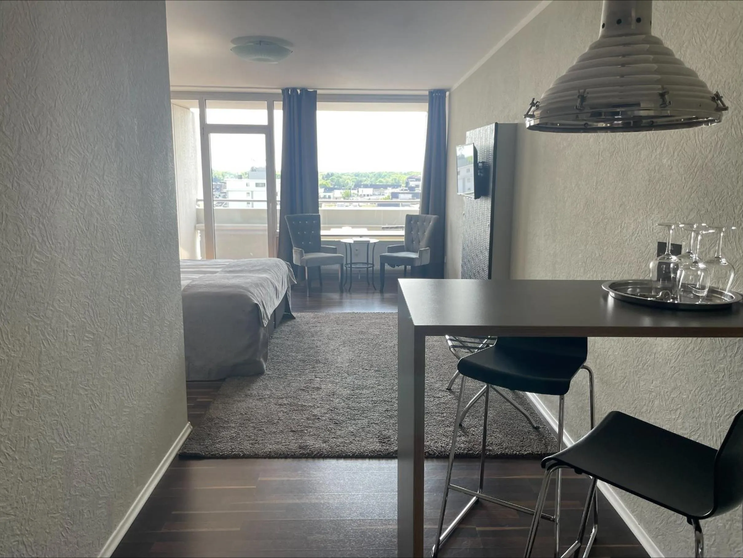 Photo of the whole room, Bed in Rheinblick Apartments