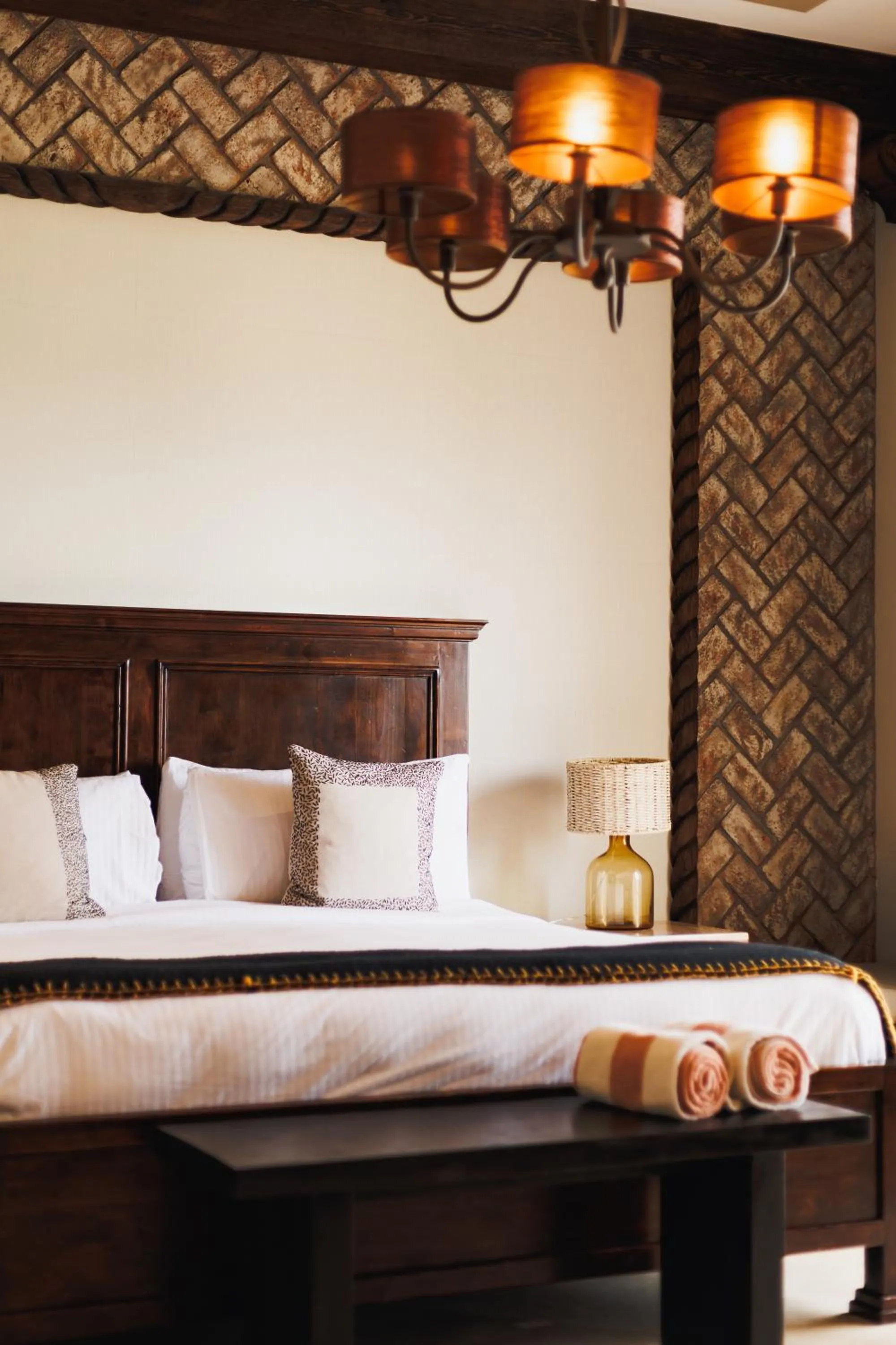 Bedroom, Bed in Orchid House Baja