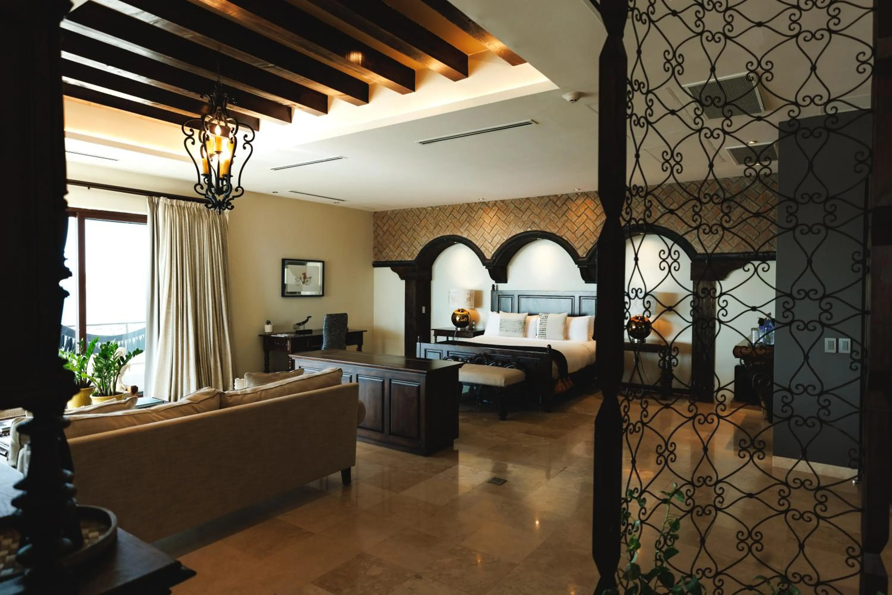 Bedroom, Bed in Orchid House Baja