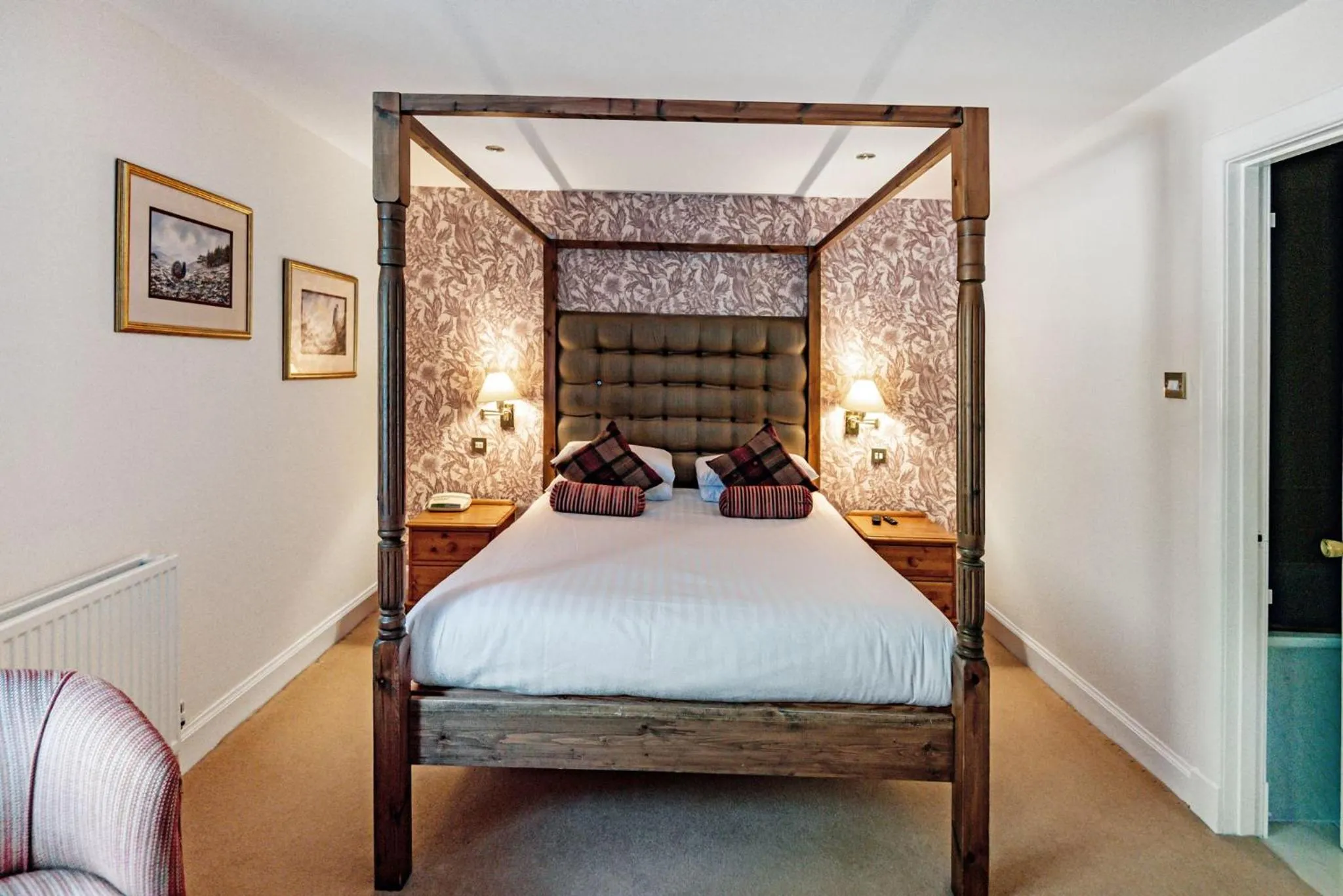 Bedroom, Bed in Taychreggan, Signature Collection by Eight Continents