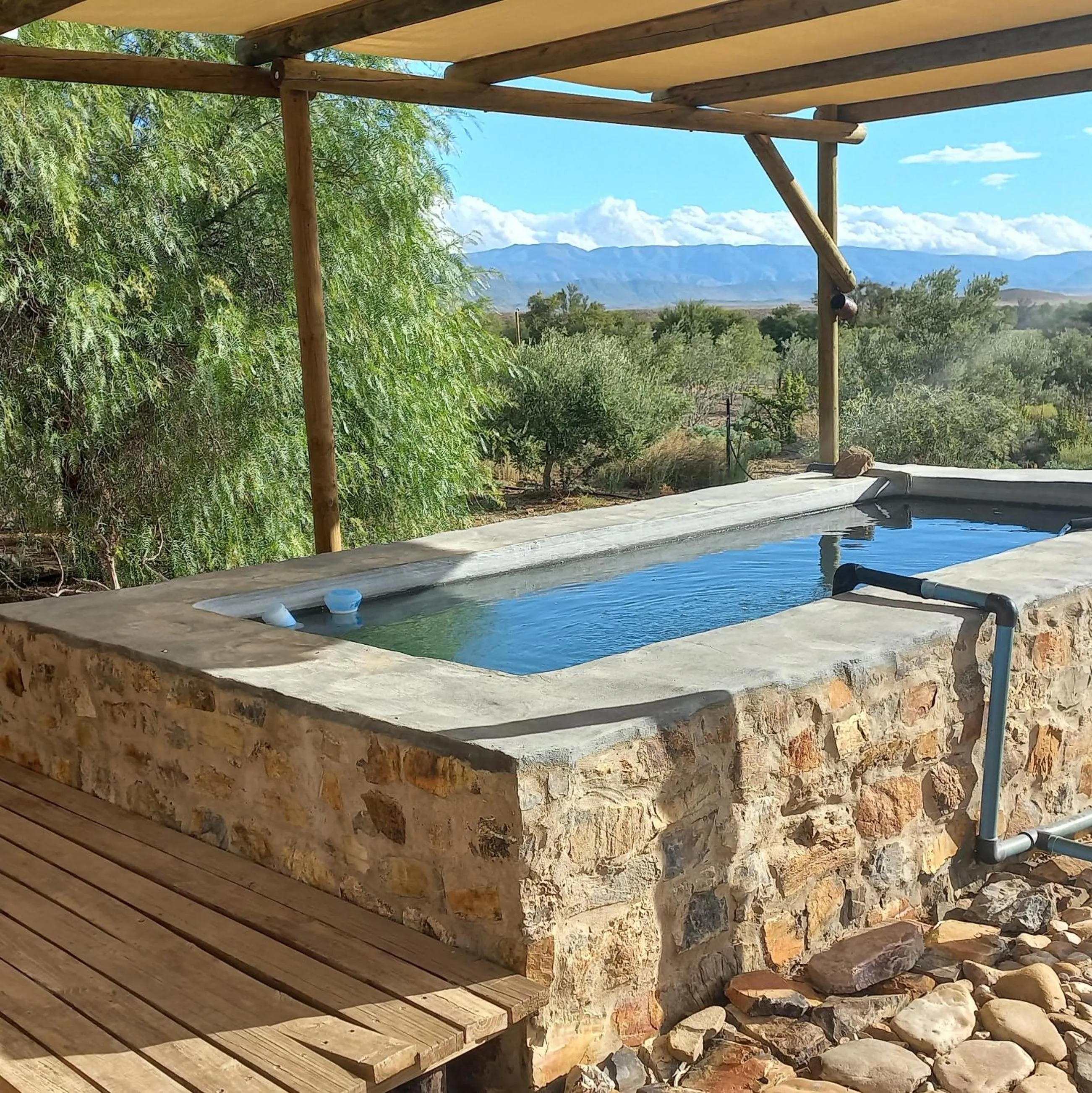 Swimming pool in Wolvekraal Guest Farm