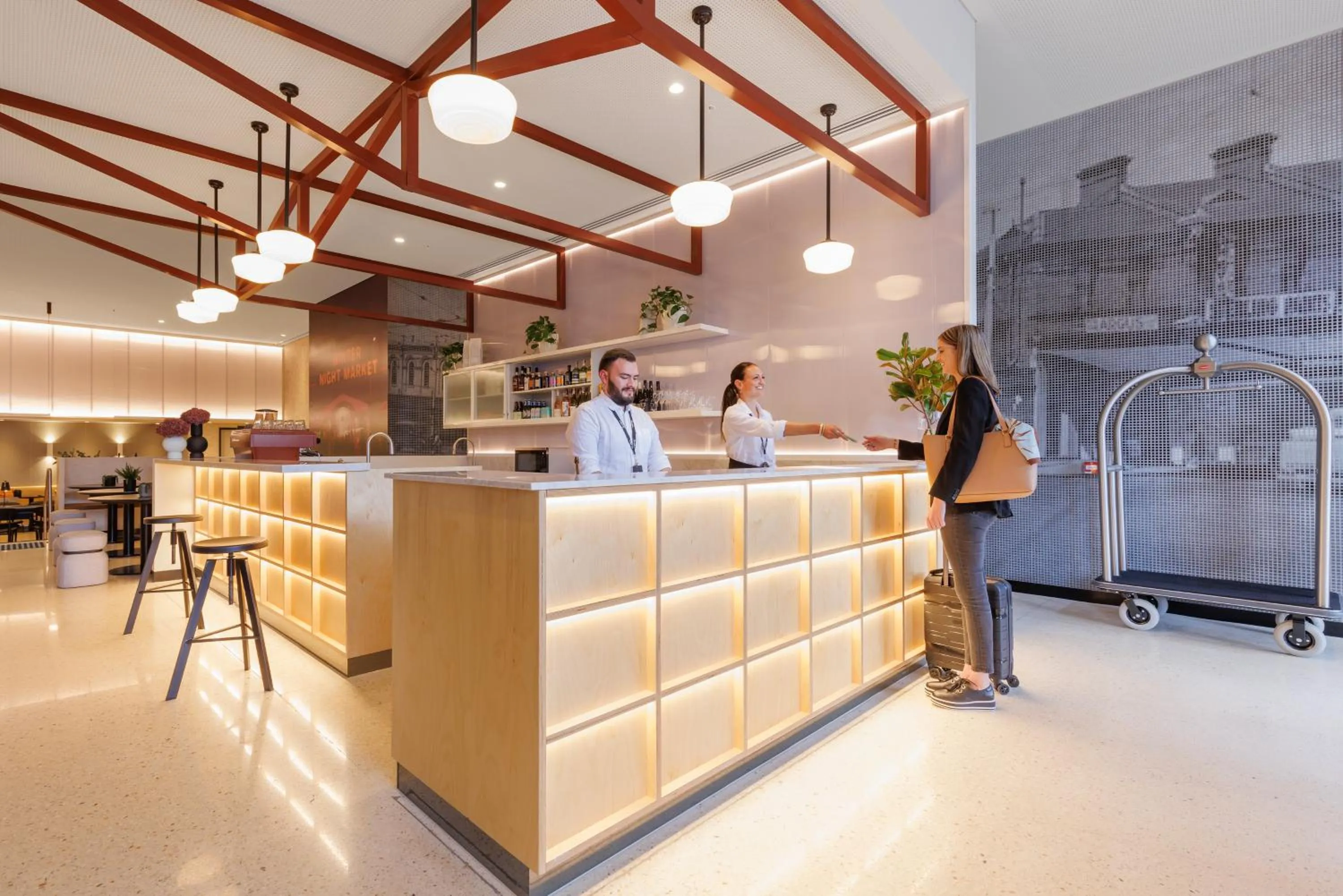 Lobby or reception in Veriu Queen Victoria Market