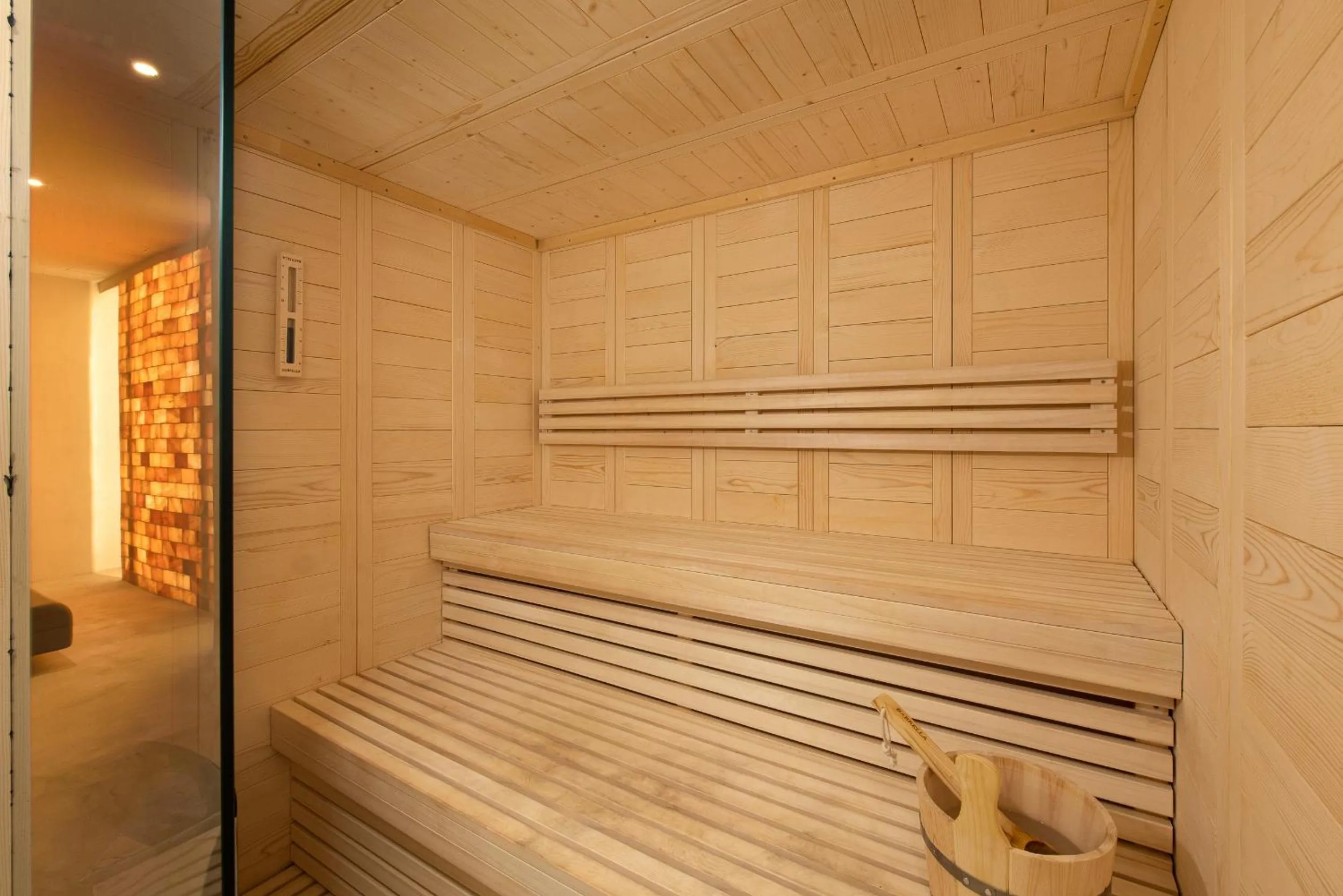 Sauna in KOIA All - Suite Well Being Resort - Adults Only