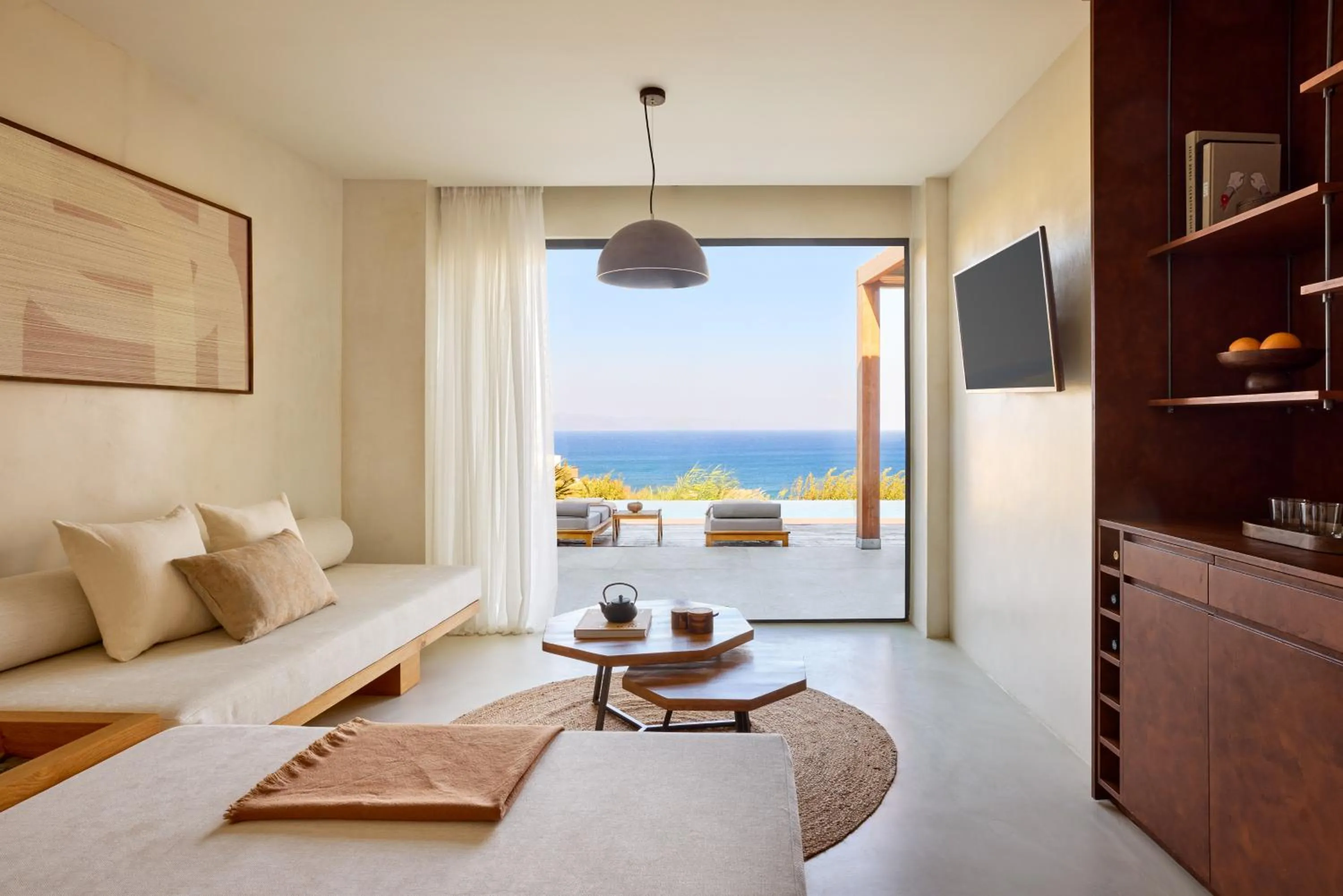 TV and multimedia, Bed in KOIA All - Suite Well Being Resort - Adults Only