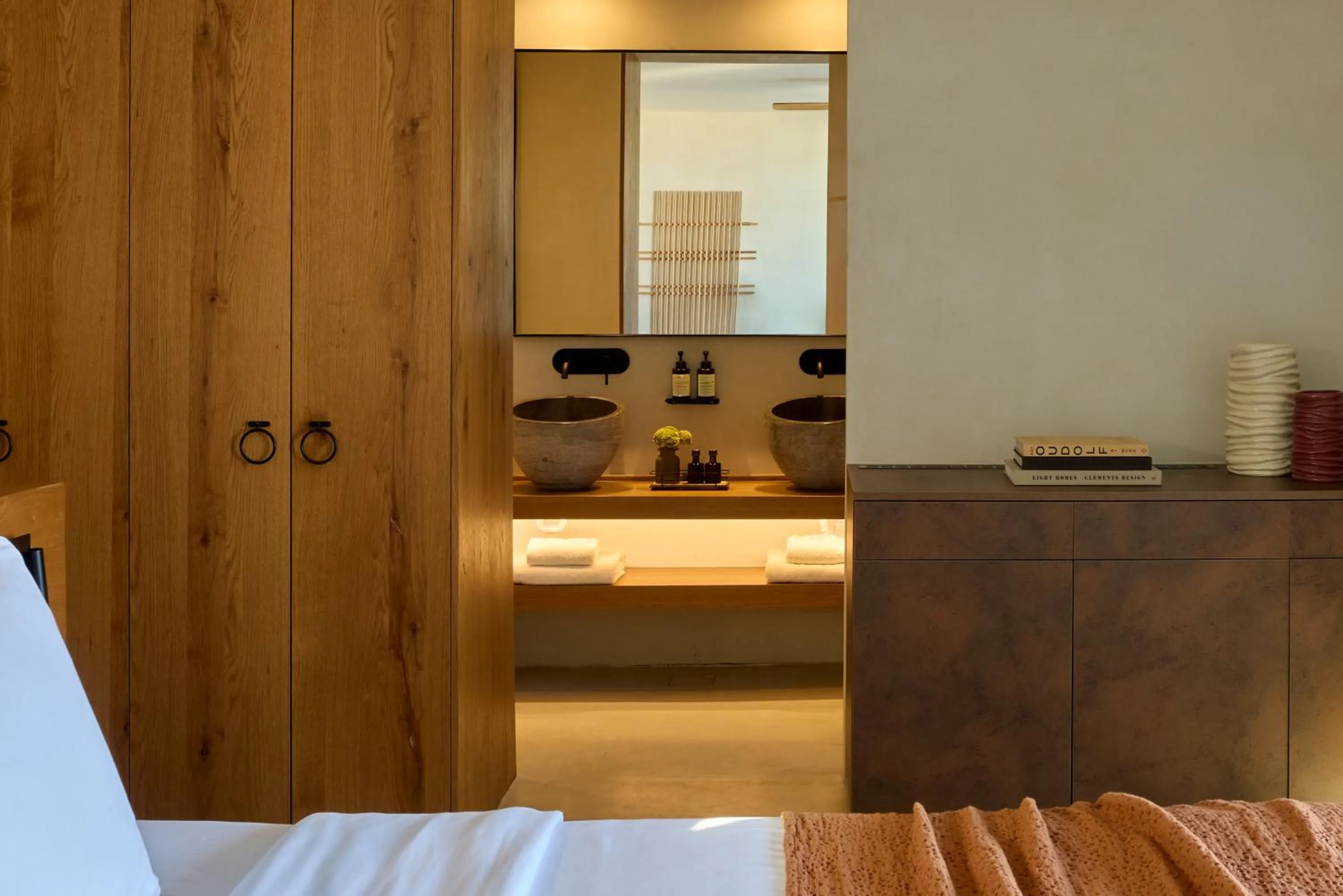 Bathroom, Bed in KOIA All - Suite Well Being Resort - Adults Only