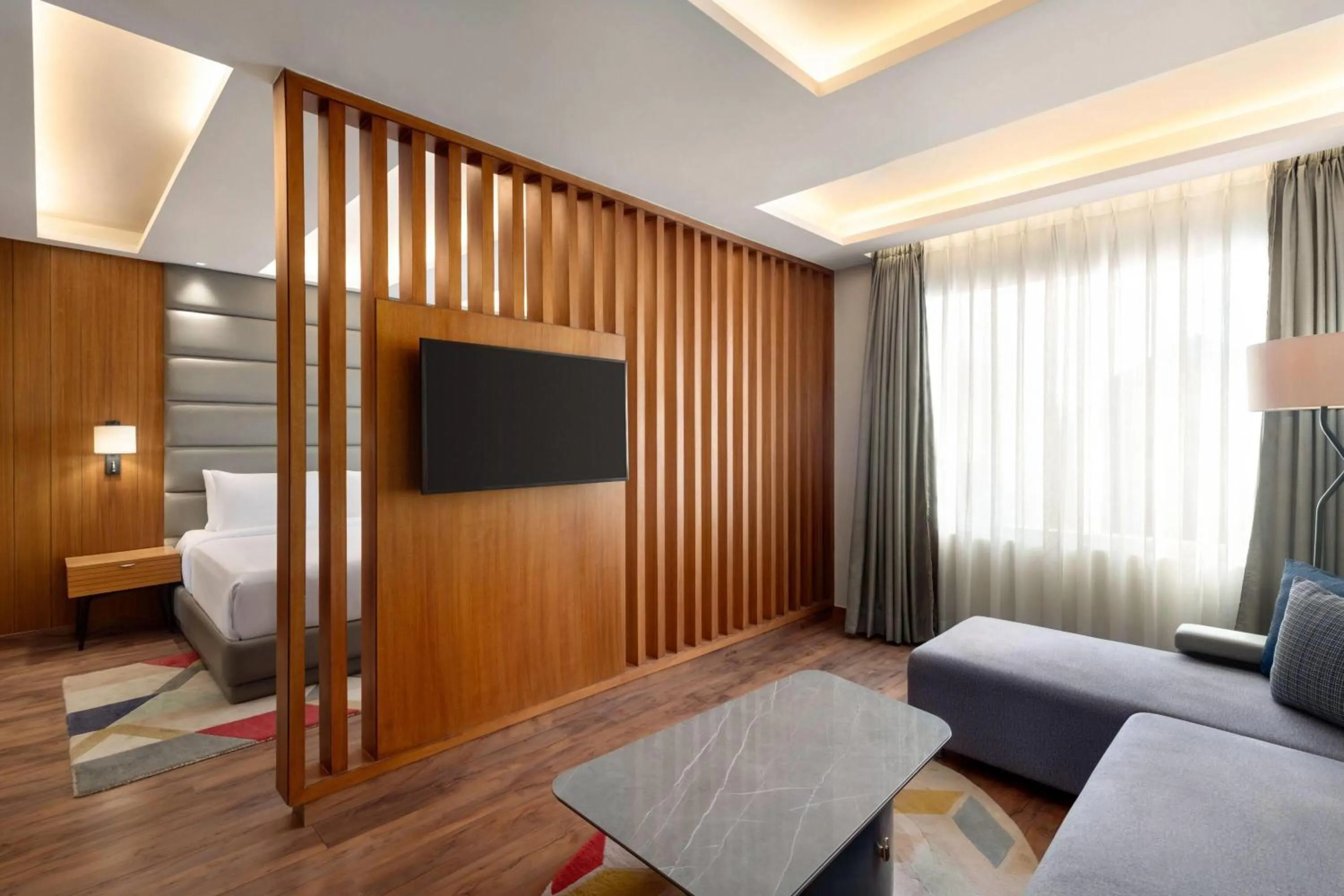 Photo of the whole room, Bed in Ramada by Wyndham Katra Station Road