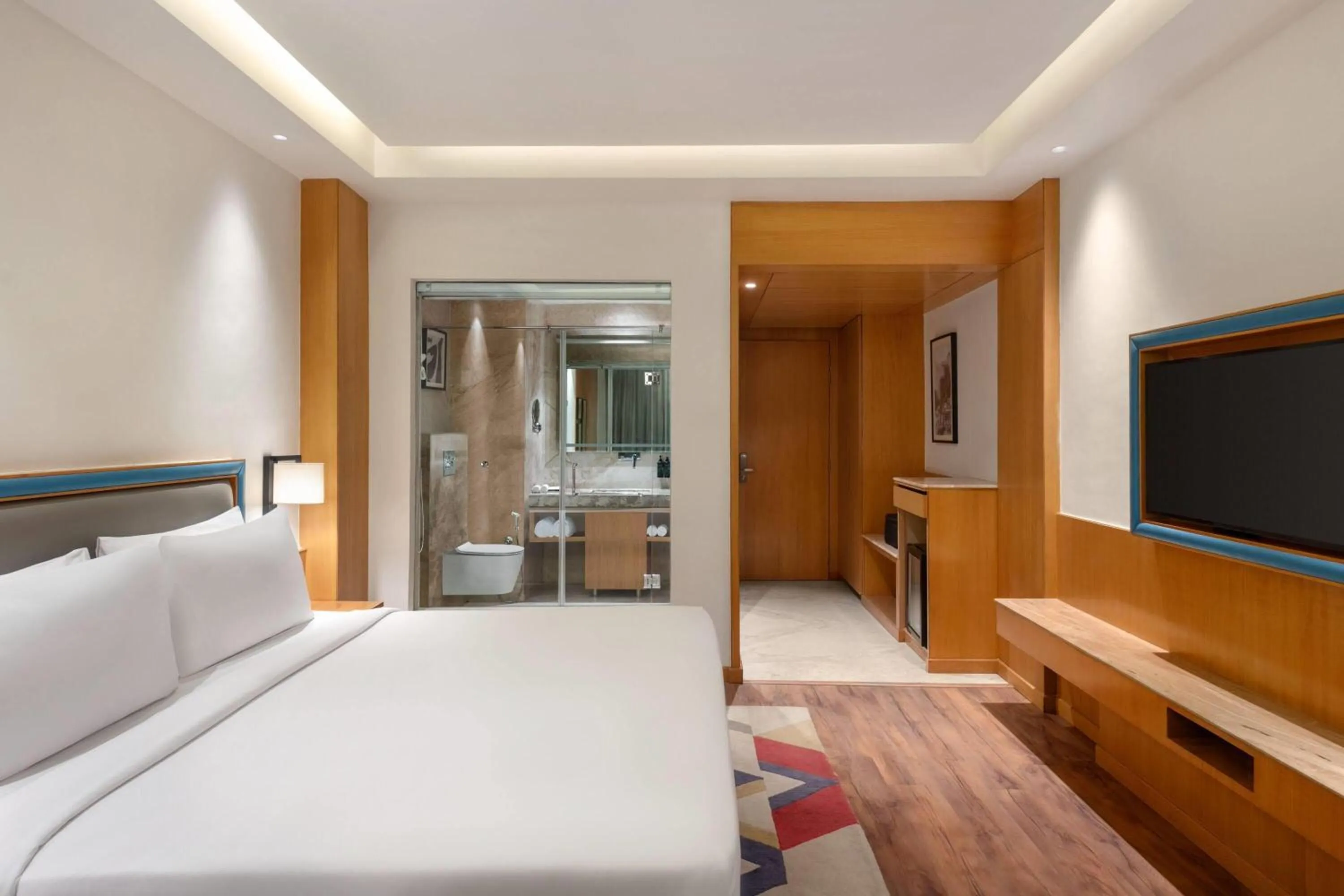 Photo of the whole room, Bed in Ramada by Wyndham Katra Station Road