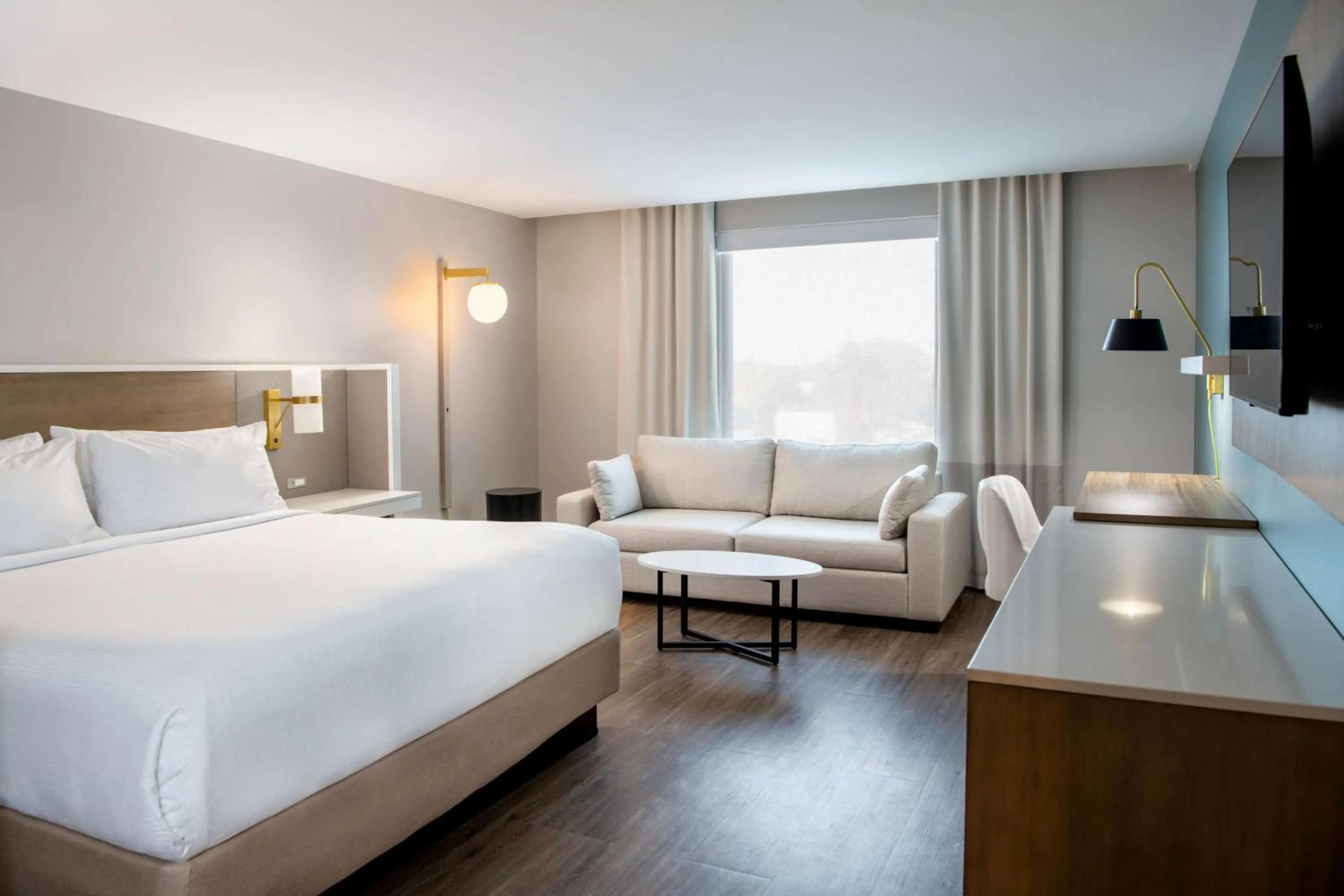 Photo of the whole room, Bed in Wyndham Garden Winnipeg Airport