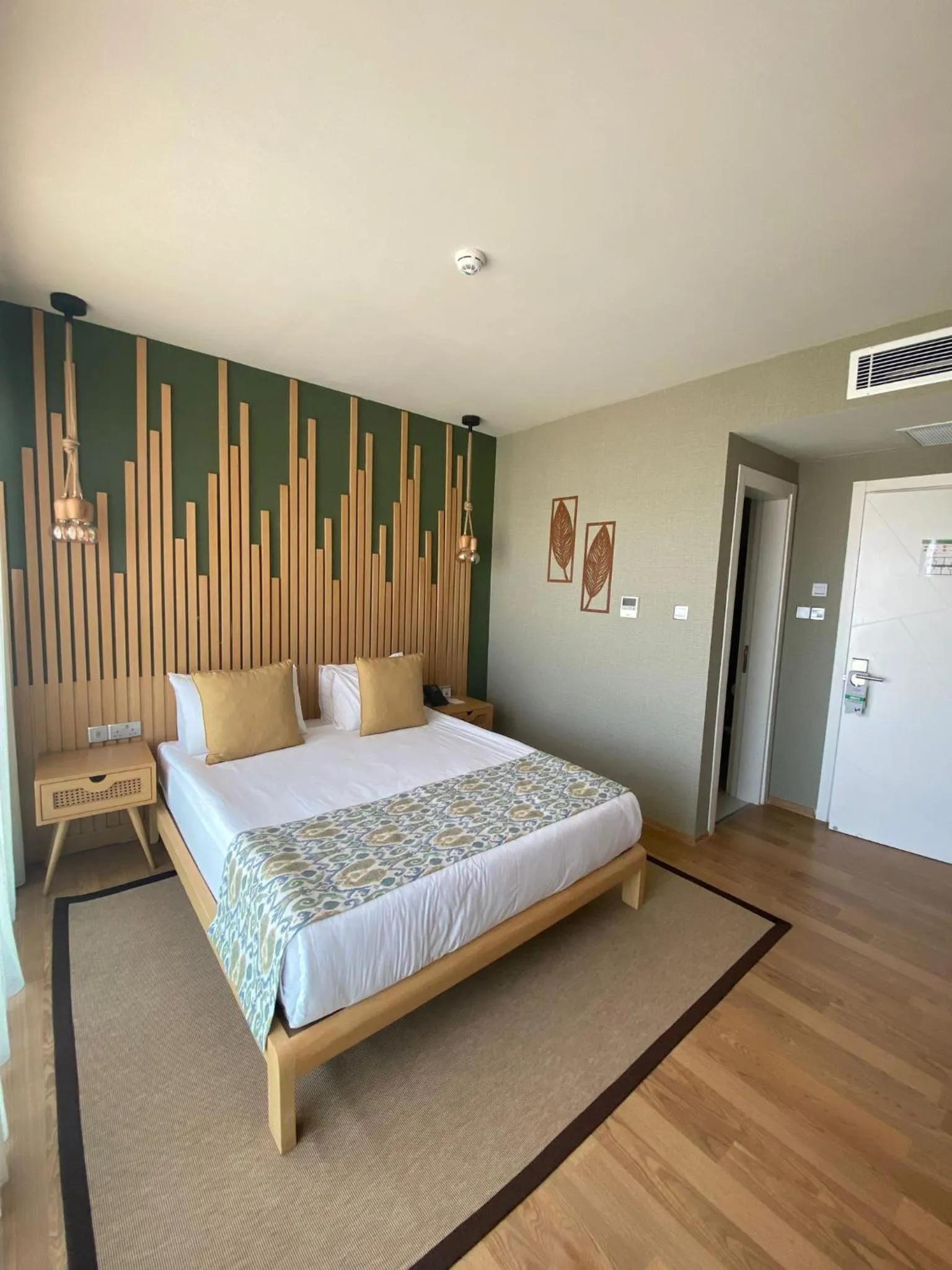 Bed in La Terrazza Hotel