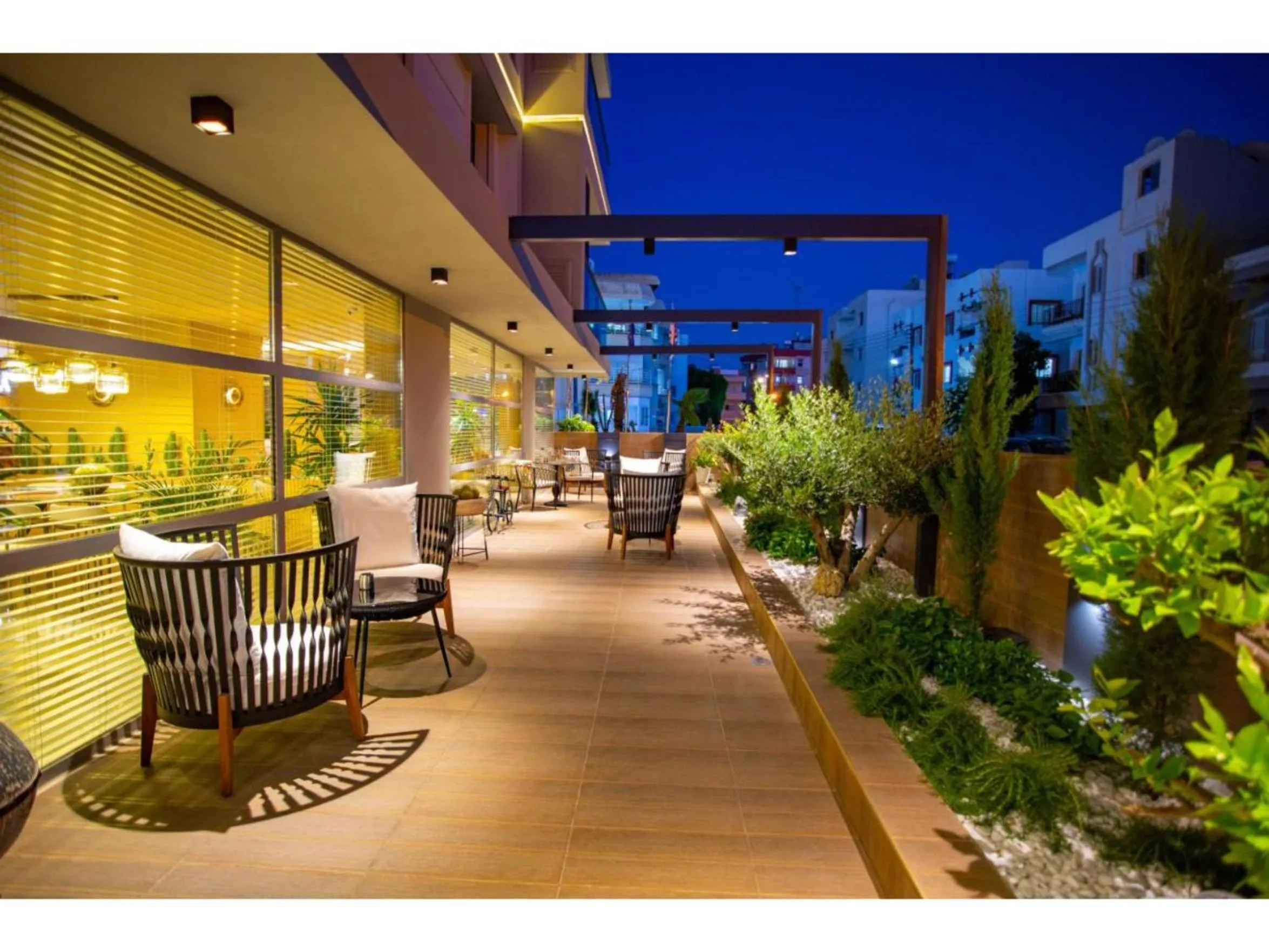 Patio in La Terrazza Hotel