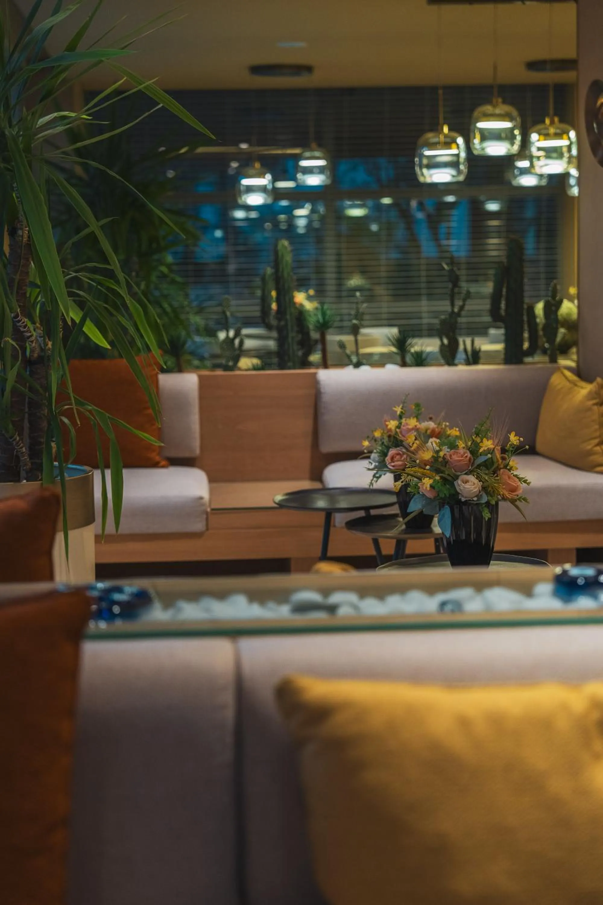 Lobby or reception in La Terrazza Hotel