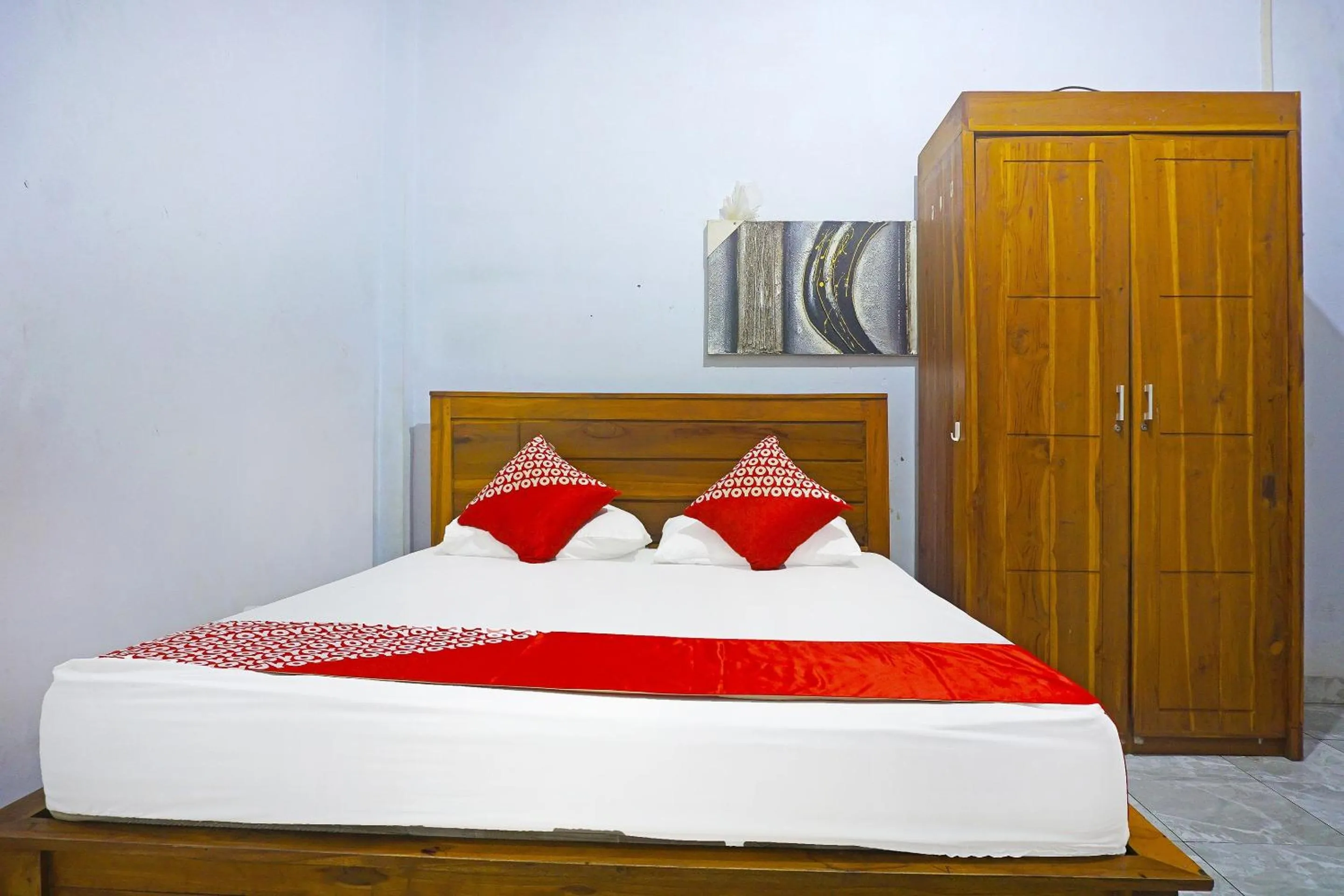 Bedroom, Bed in Hotel O Anggrek Homes Makassar