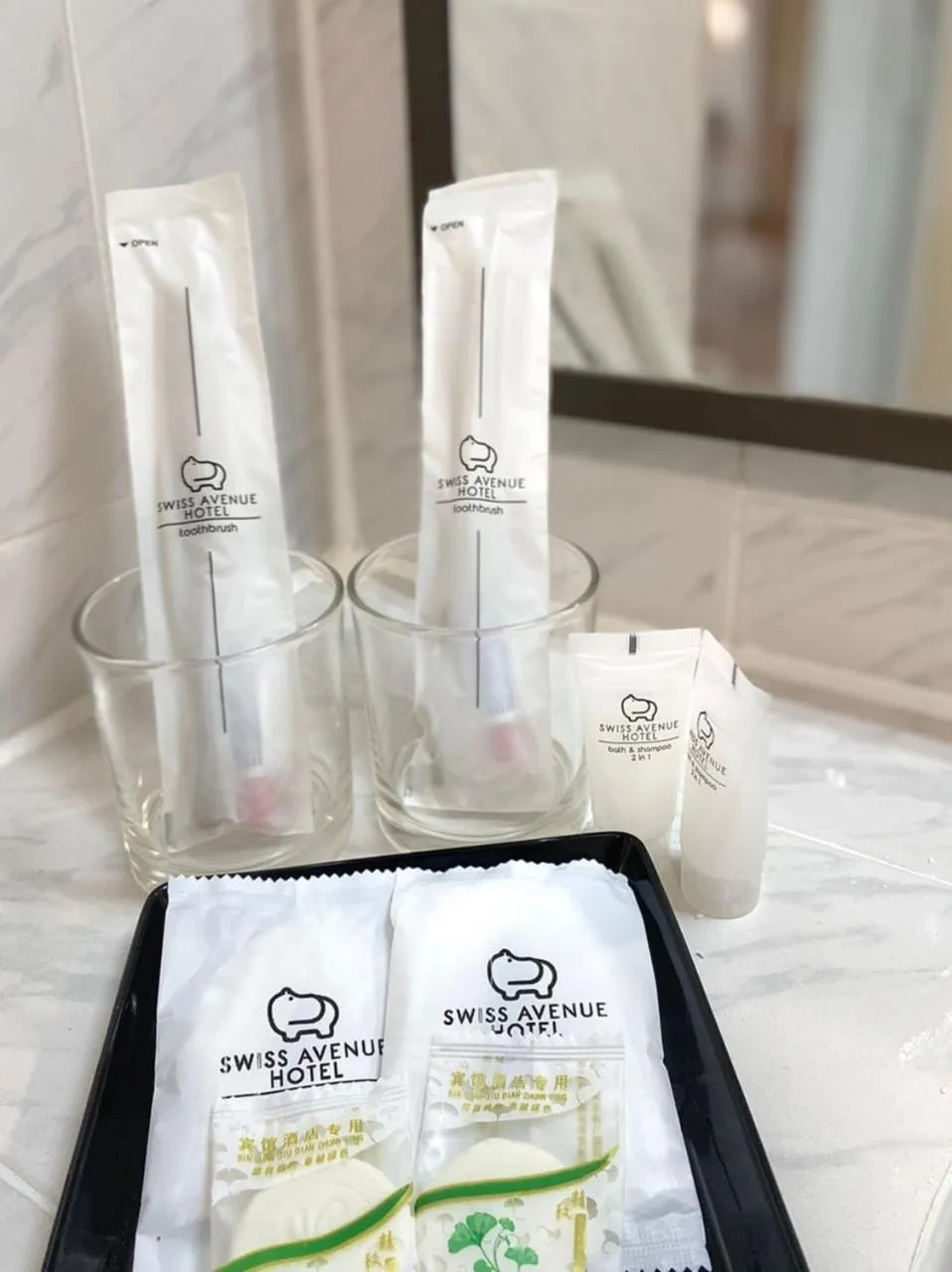 Bathroom in SWISS AVENUE HOTEL