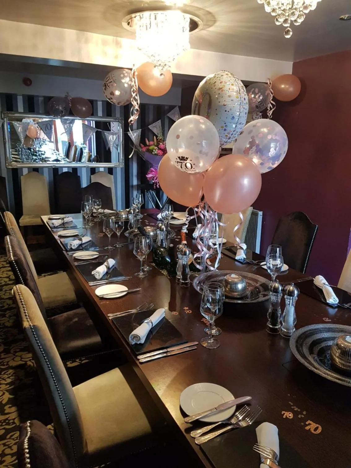 Dining area in The Blue Bell Inn