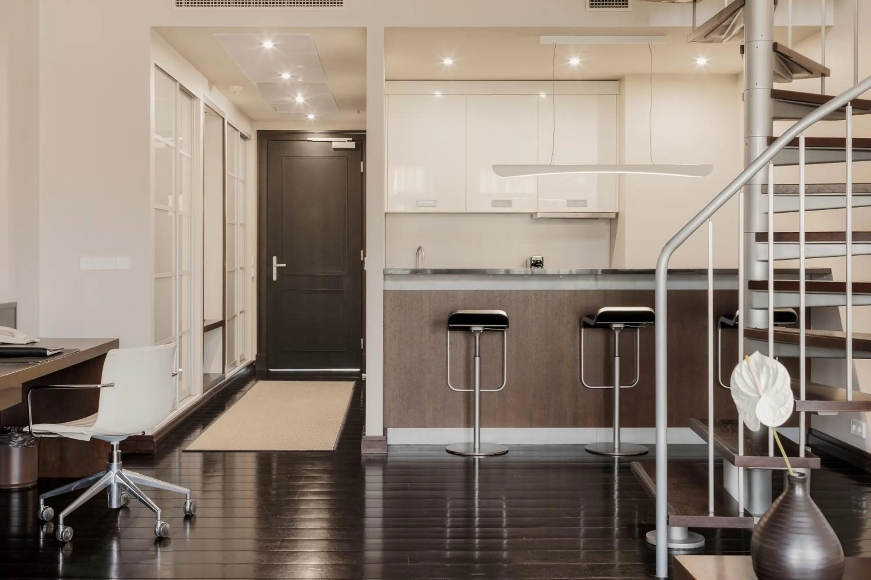 Living room in Hotel Bergs Suites