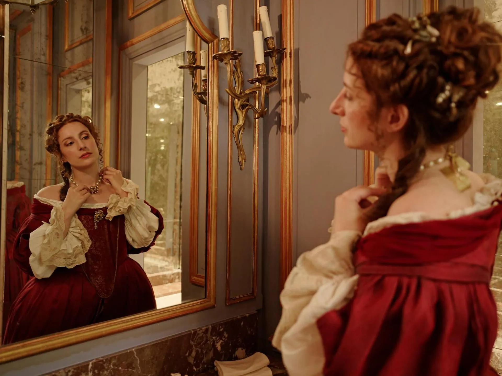Bathroom in Relais & Château Louise de La Vallière