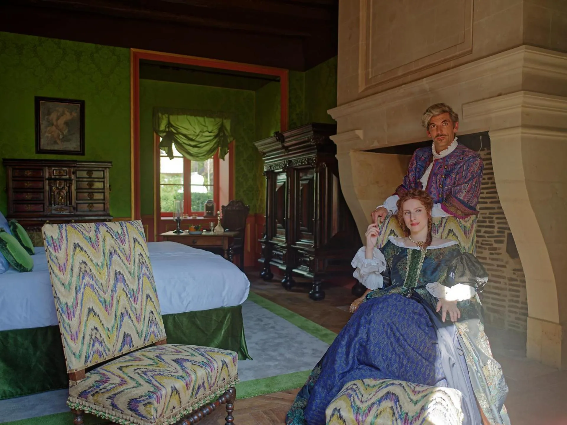 Photo of the whole room in Relais & Château Louise de La Vallière
