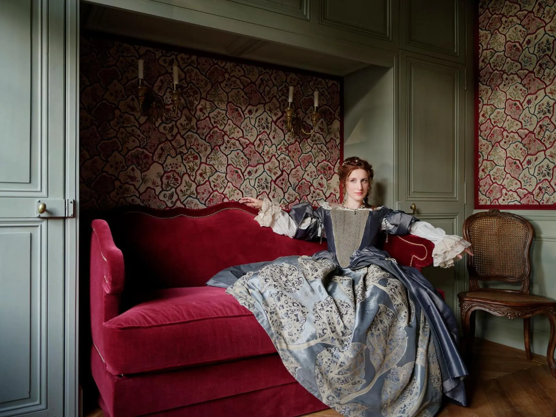 Living room in Relais & Château Louise de La Vallière