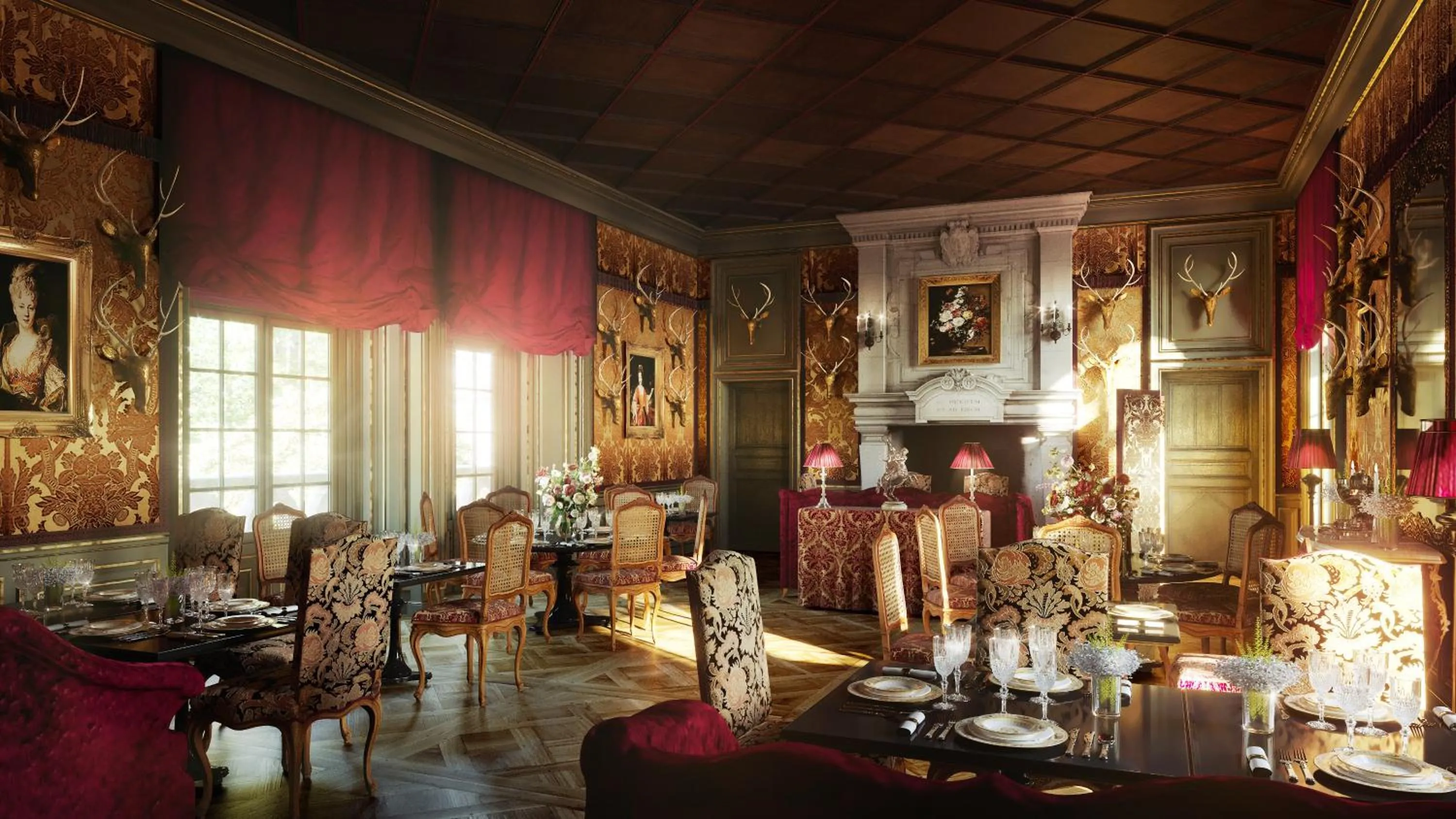 Restaurant/places to eat in Relais & Château Louise de La Vallière