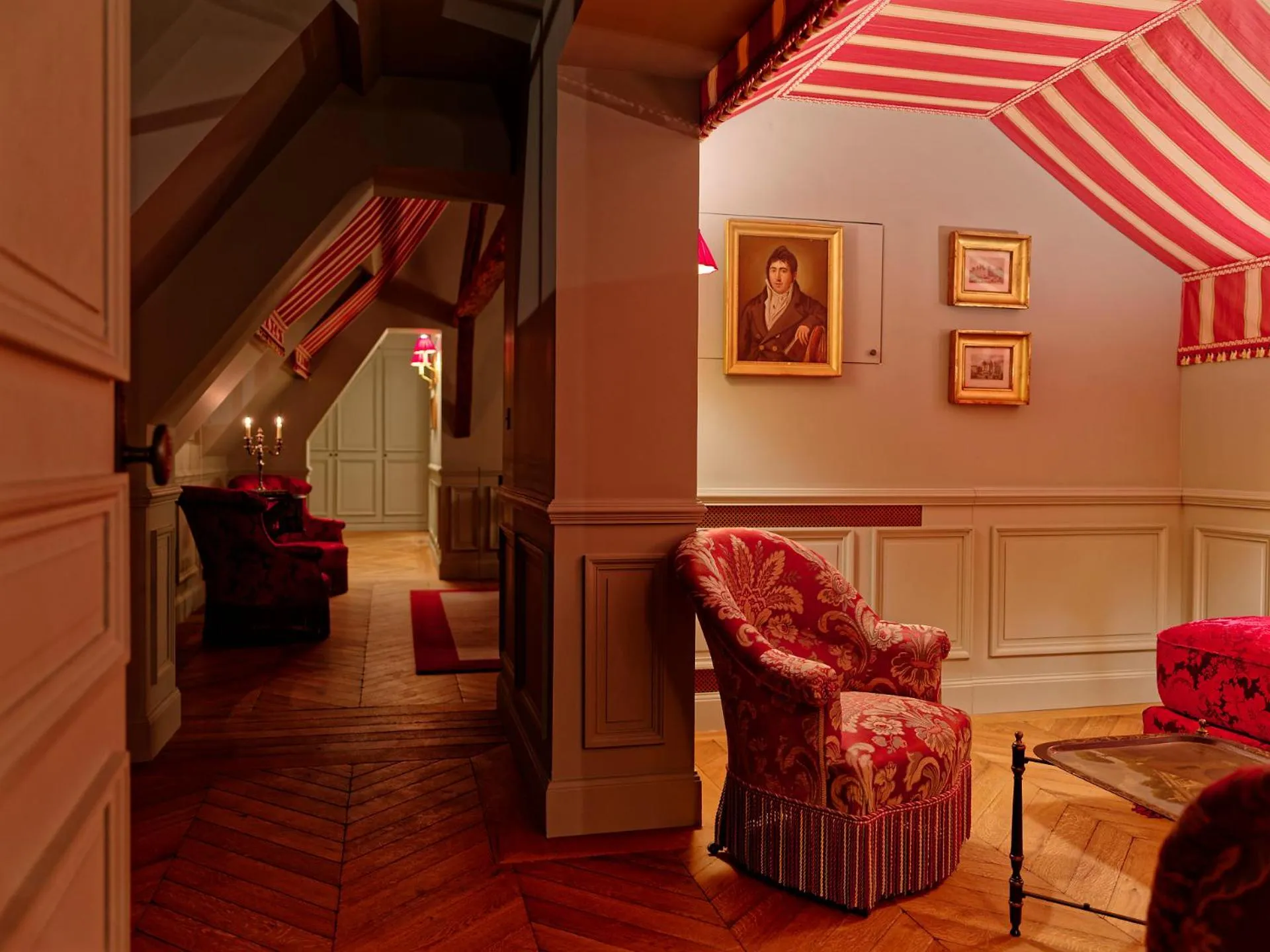 Living room in Relais & Château Louise de La Vallière