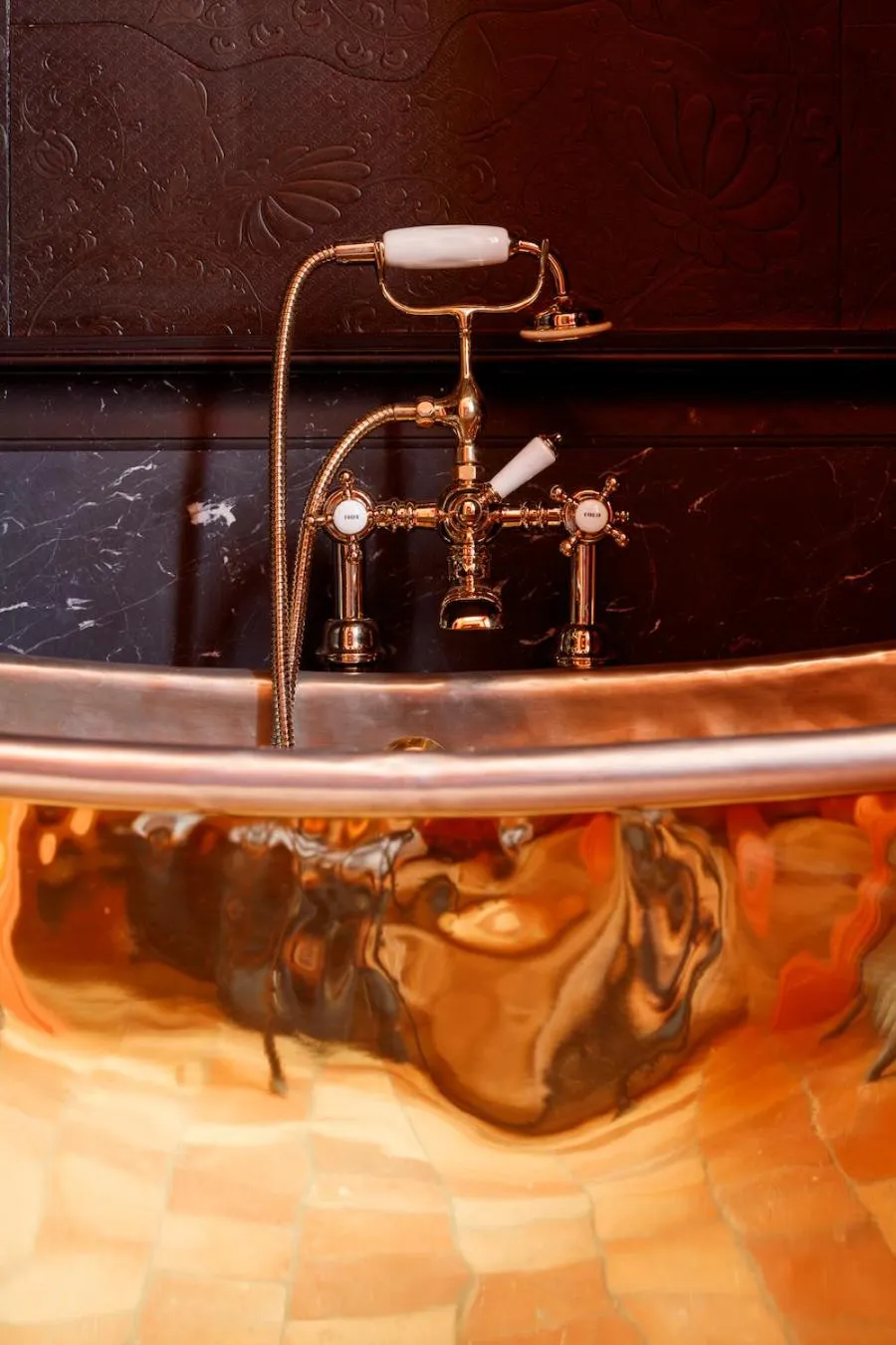 Bathroom in Relais & Château Louise de La Vallière