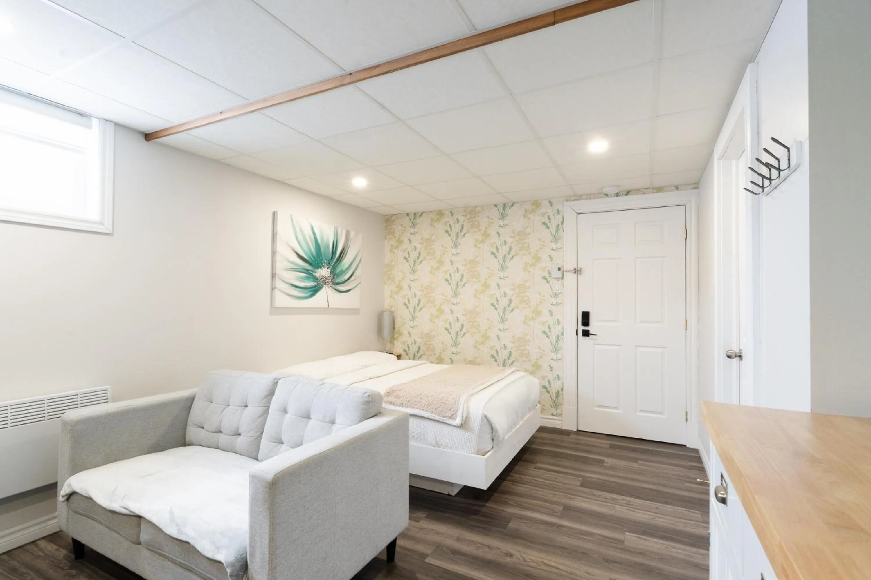 Bed in Hôtel les quatre bonheurs