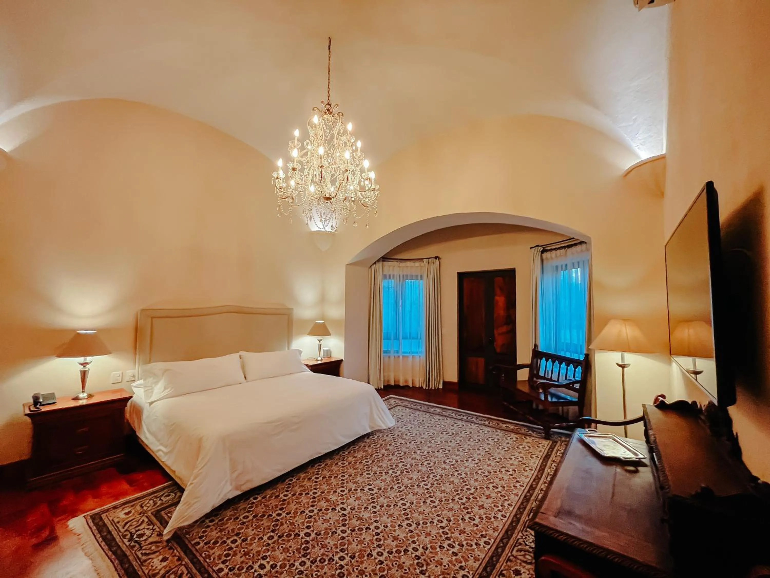 Bedroom, Bed in Hacienda Los Arcangeles