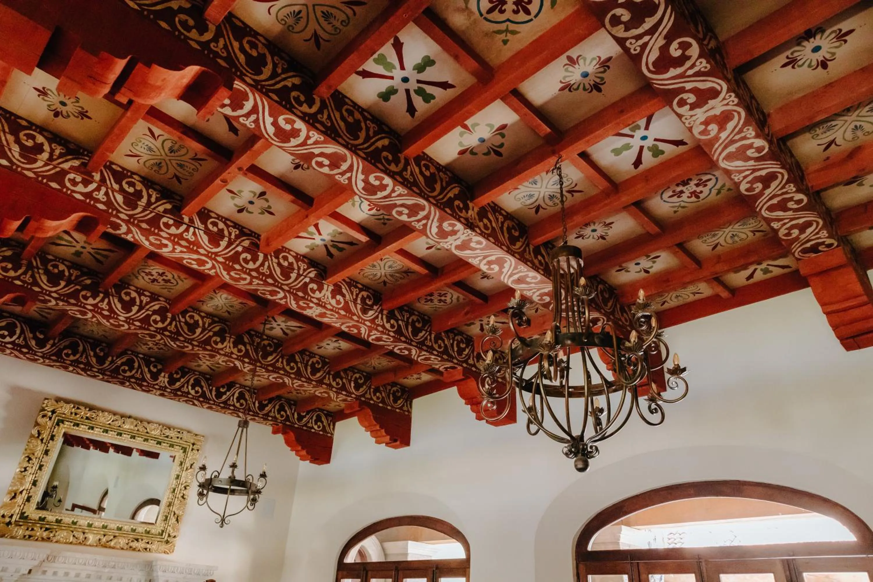 Decorative detail in Hacienda Los Arcangeles