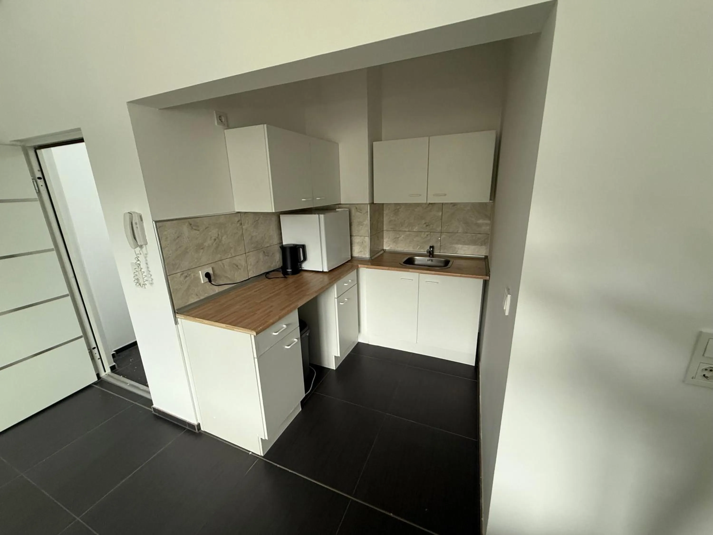 Kitchen or kitchenette in Aparthotel Siegen