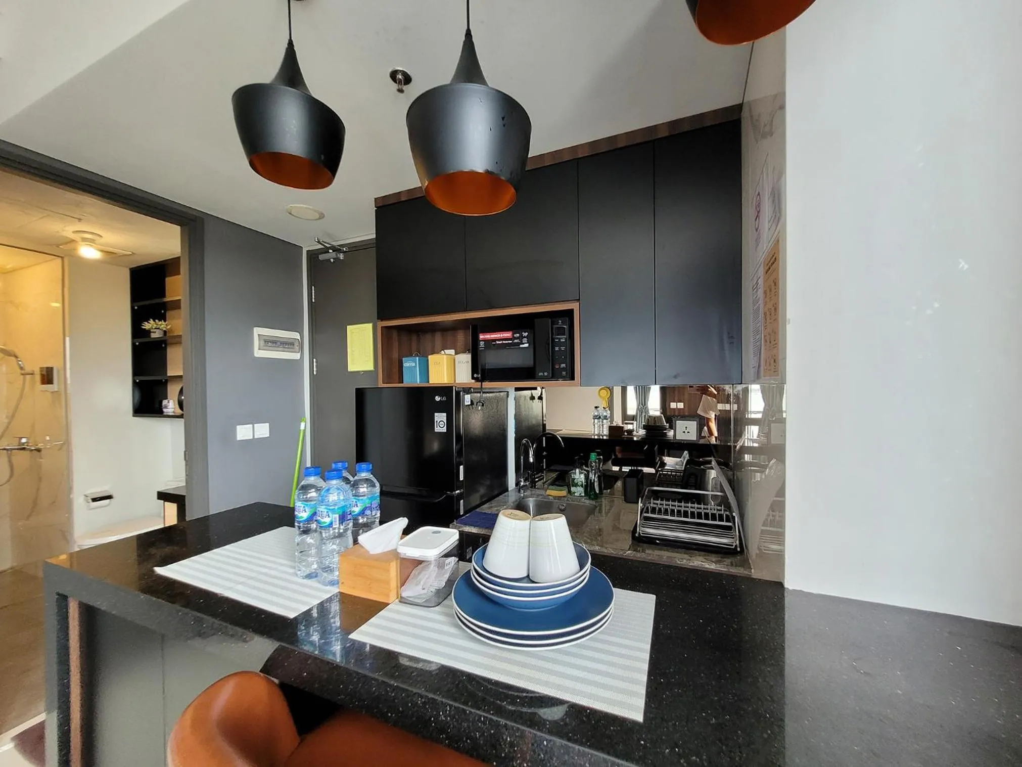 Kitchen or kitchenette in Palam Mansion at Apartment One Residence