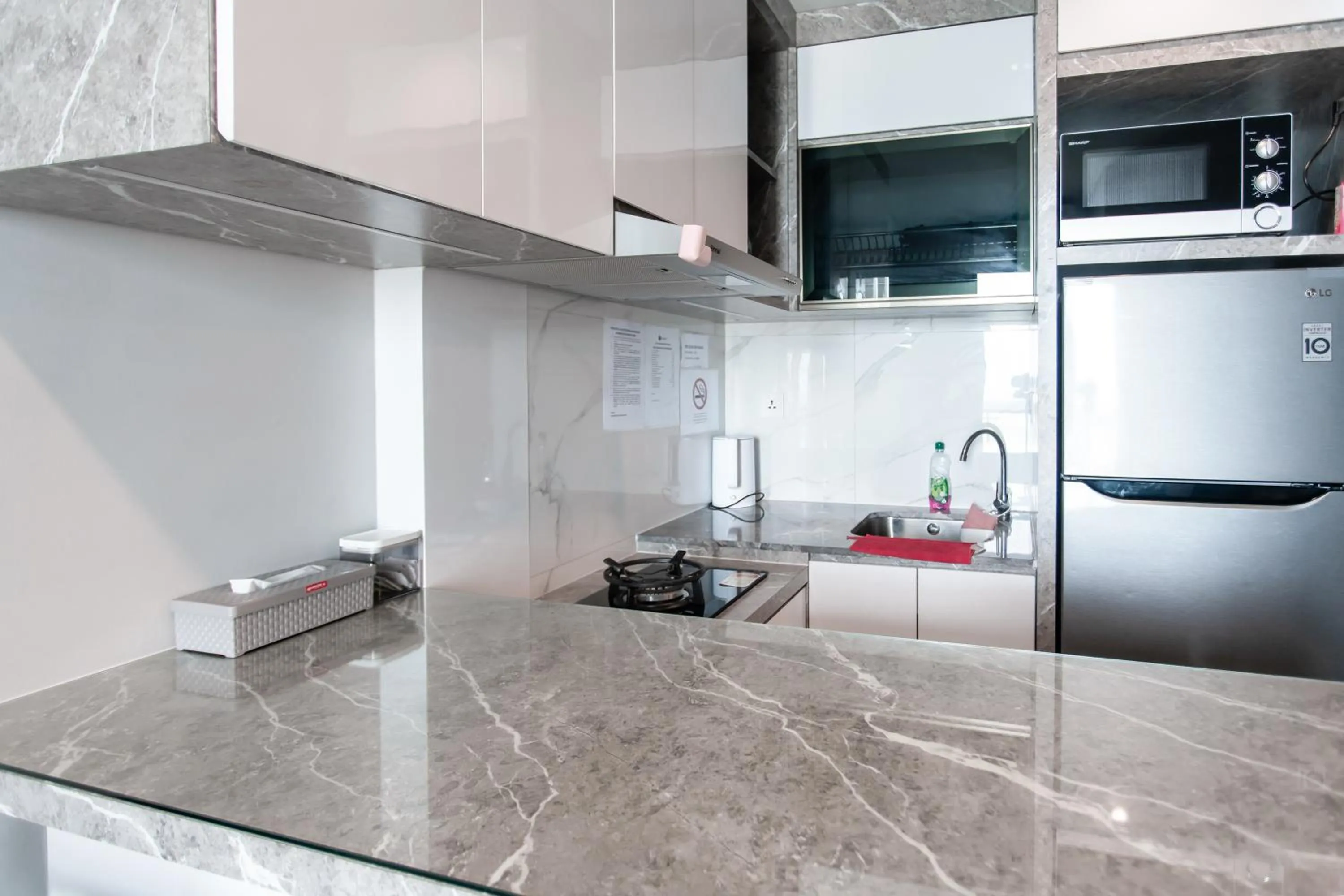 Kitchen or kitchenette in Palam Mansion at Apartment One Residence