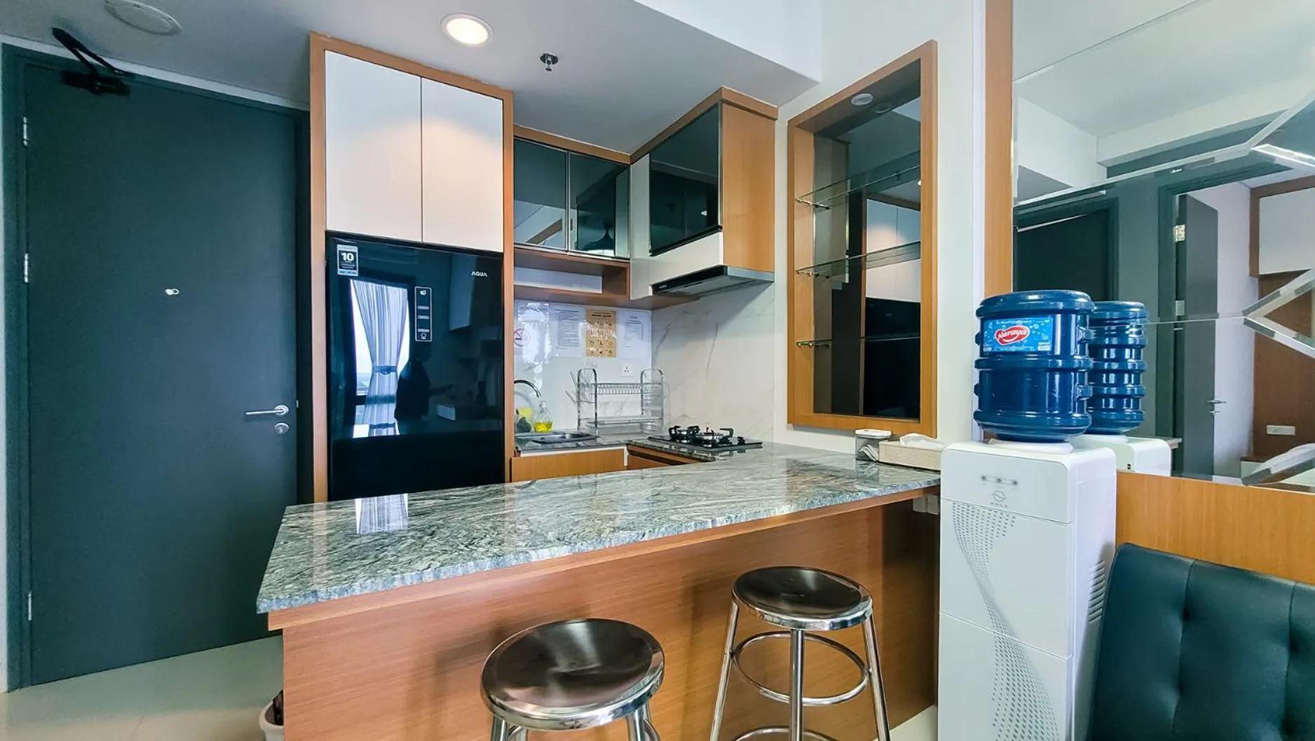 Kitchen or kitchenette in Palam Mansion at Apartment One Residence