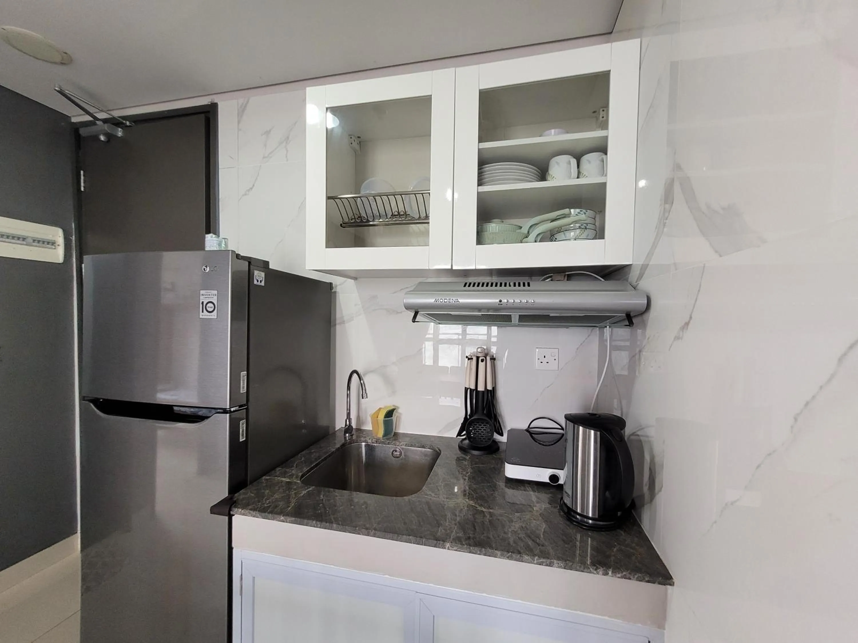 Kitchen or kitchenette in Palam Mansion at Apartment One Residence