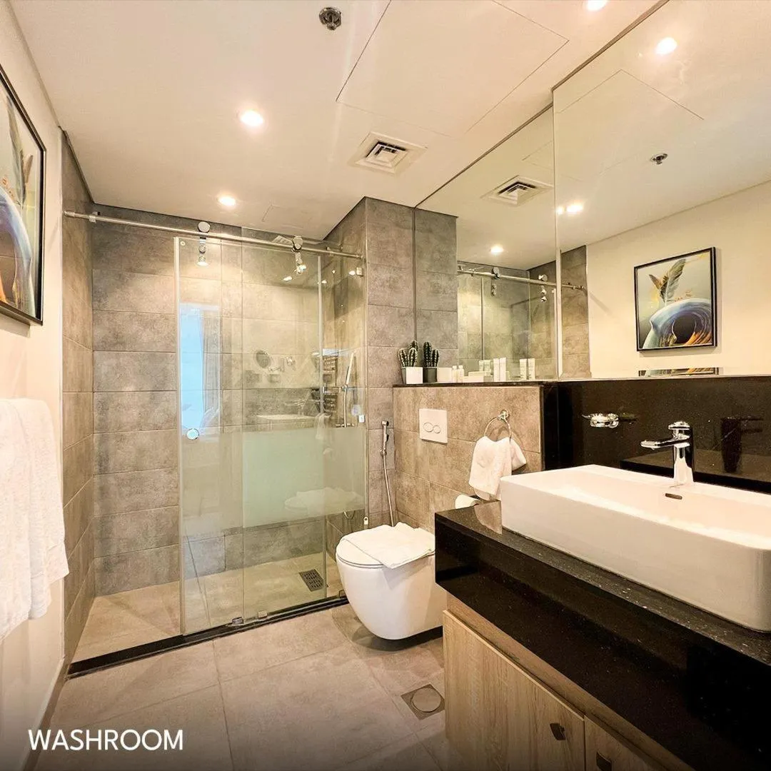 Toilet in Royal Mansoura Residence Hotel