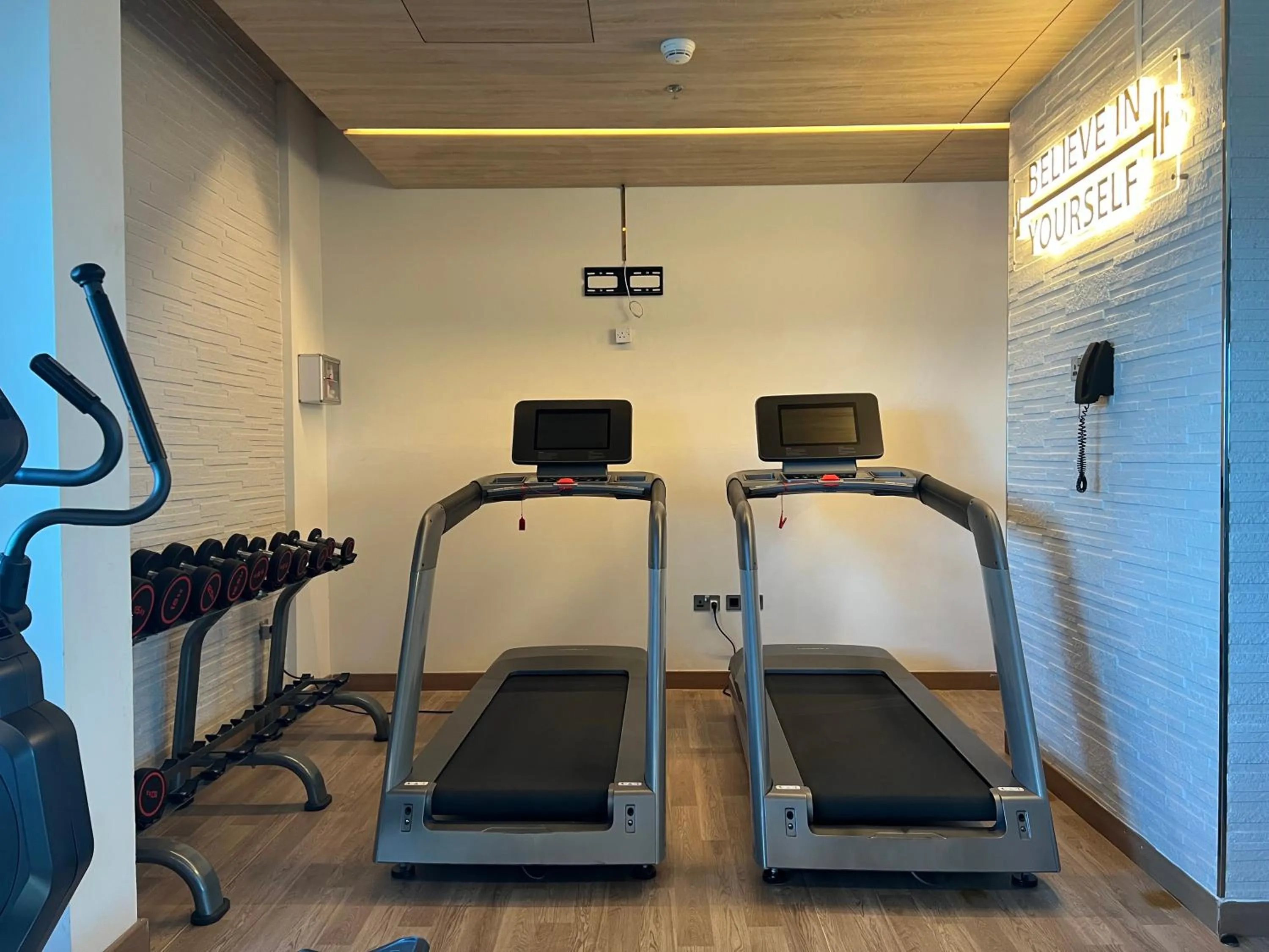 Fitness centre/facilities in Royal Mansoura Residence Hotel