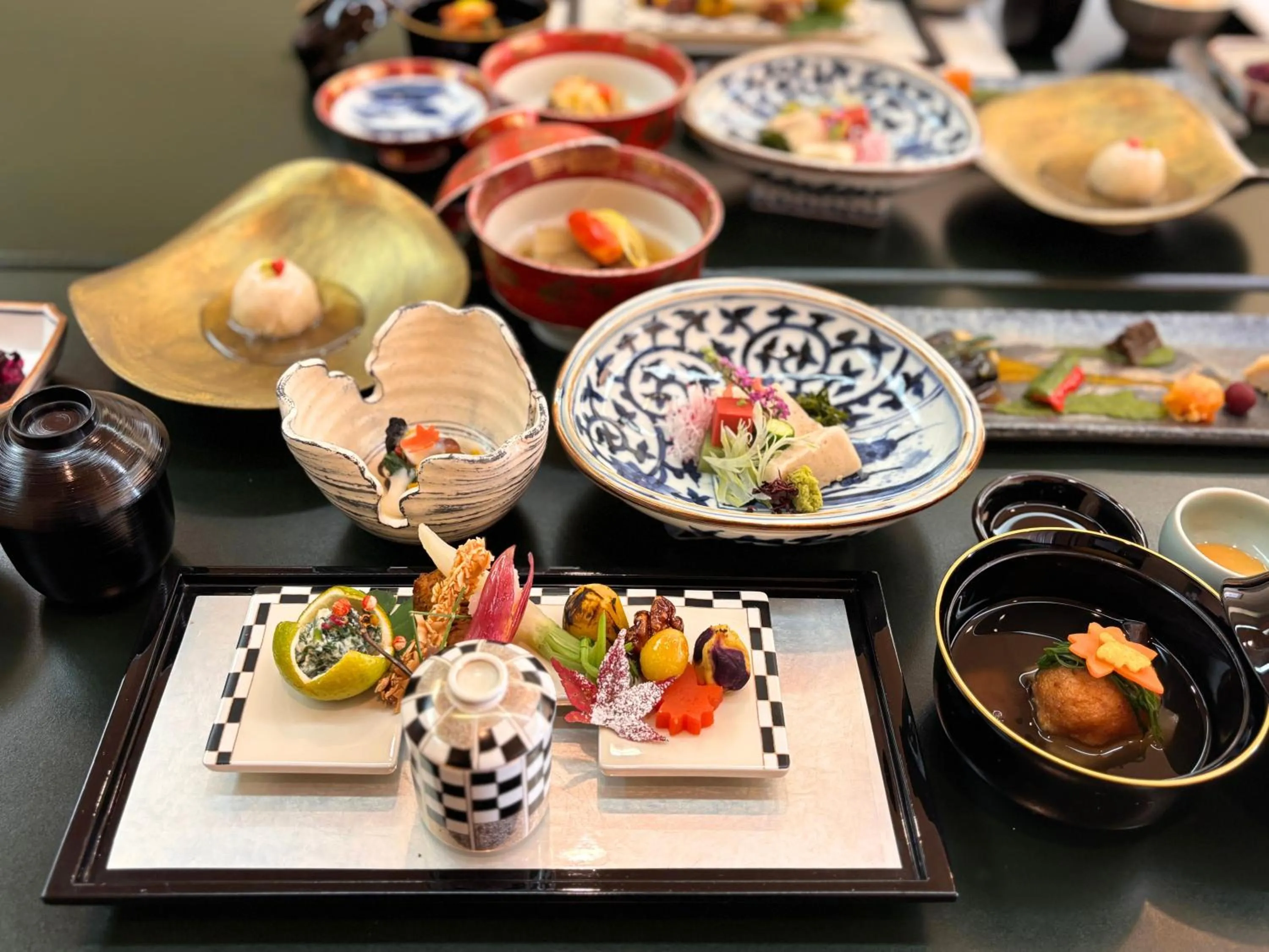 Dinner in Wakamatsu Hot Spring Resort