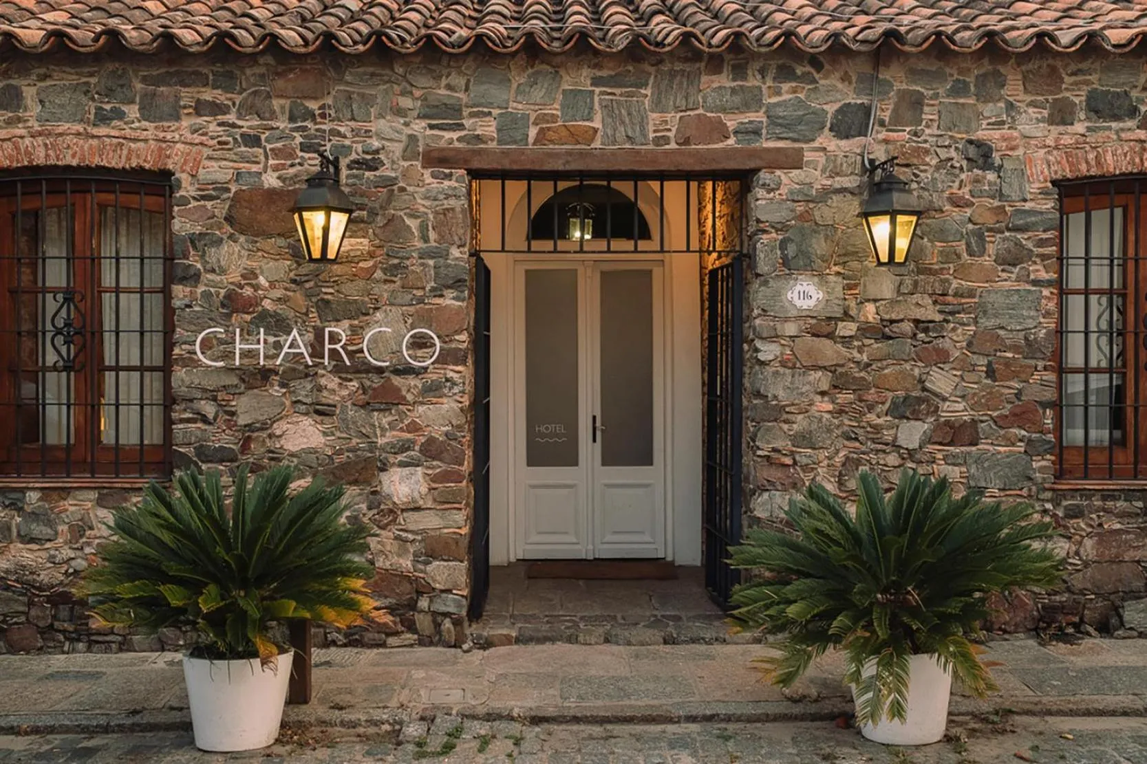 Facade/entrance in Charco Hotel