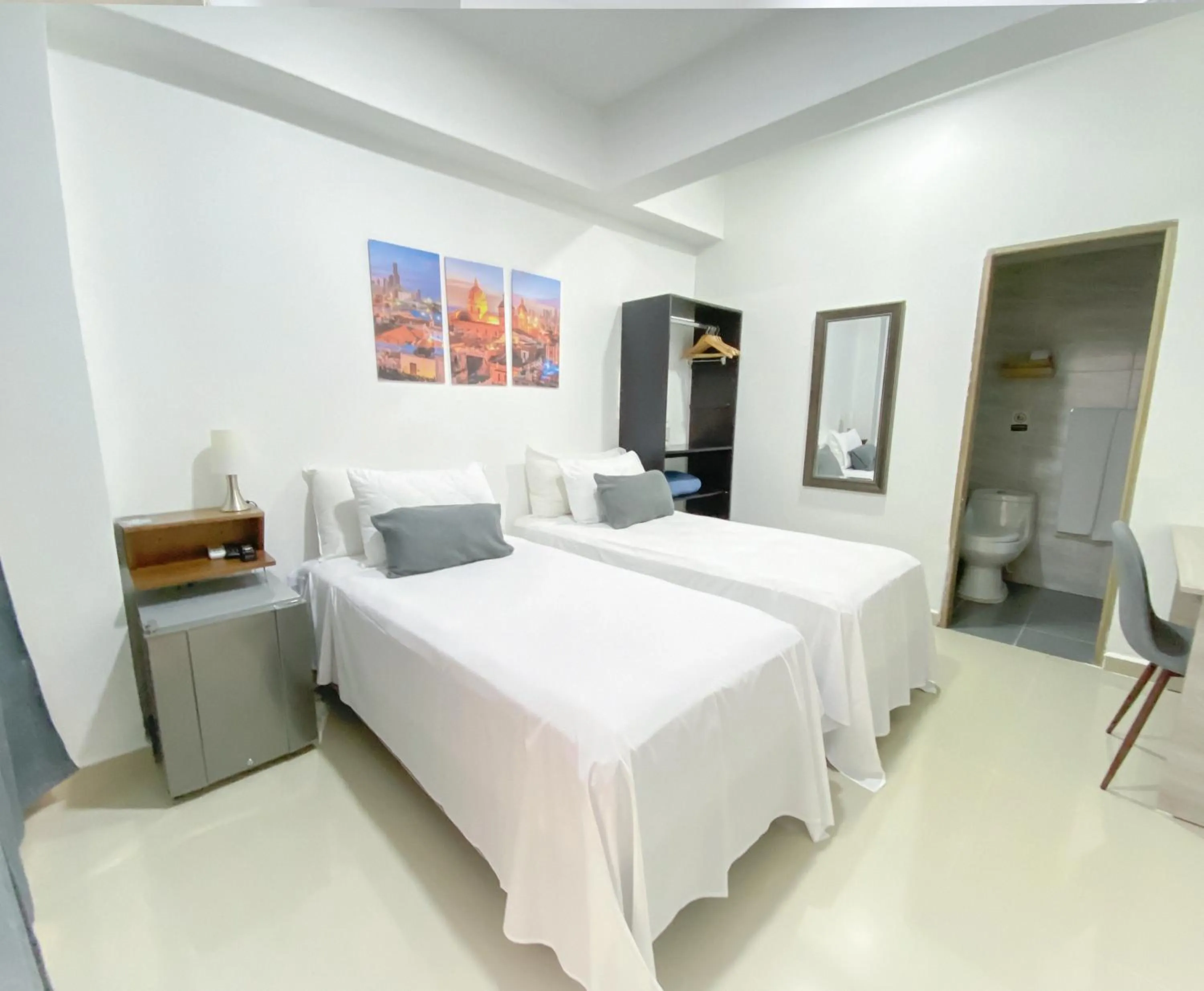 Bed in Hotel El Marqués De Manga