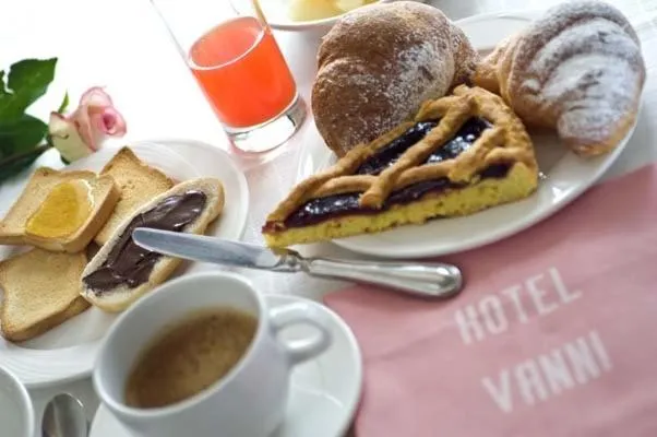 Italian breakfast in Hotel Vanni
