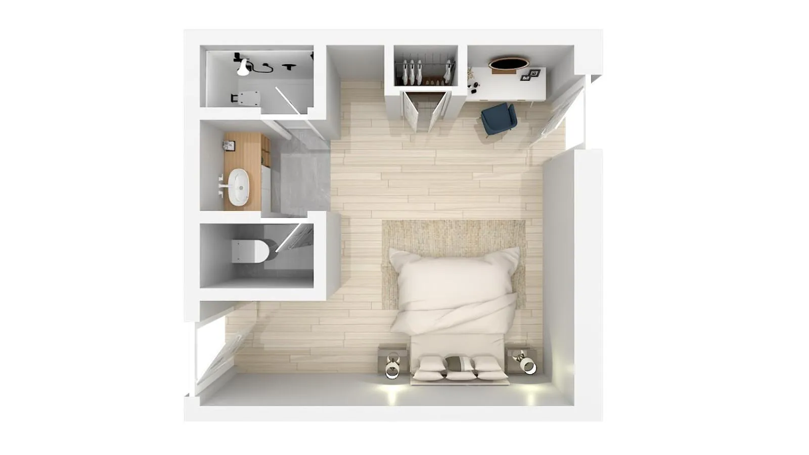 Floor plan in Good Hotels Downtown Denver