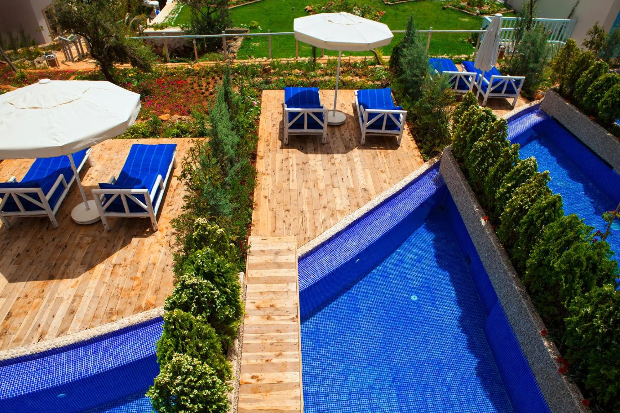 Garden view in Asfiya Sea View Hotel