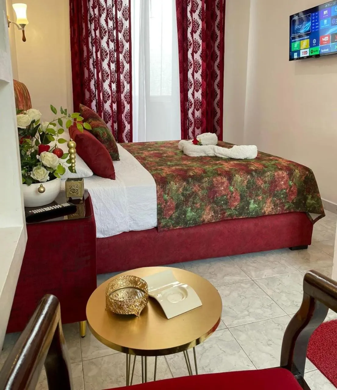 Bed in Hotel Palace tanger