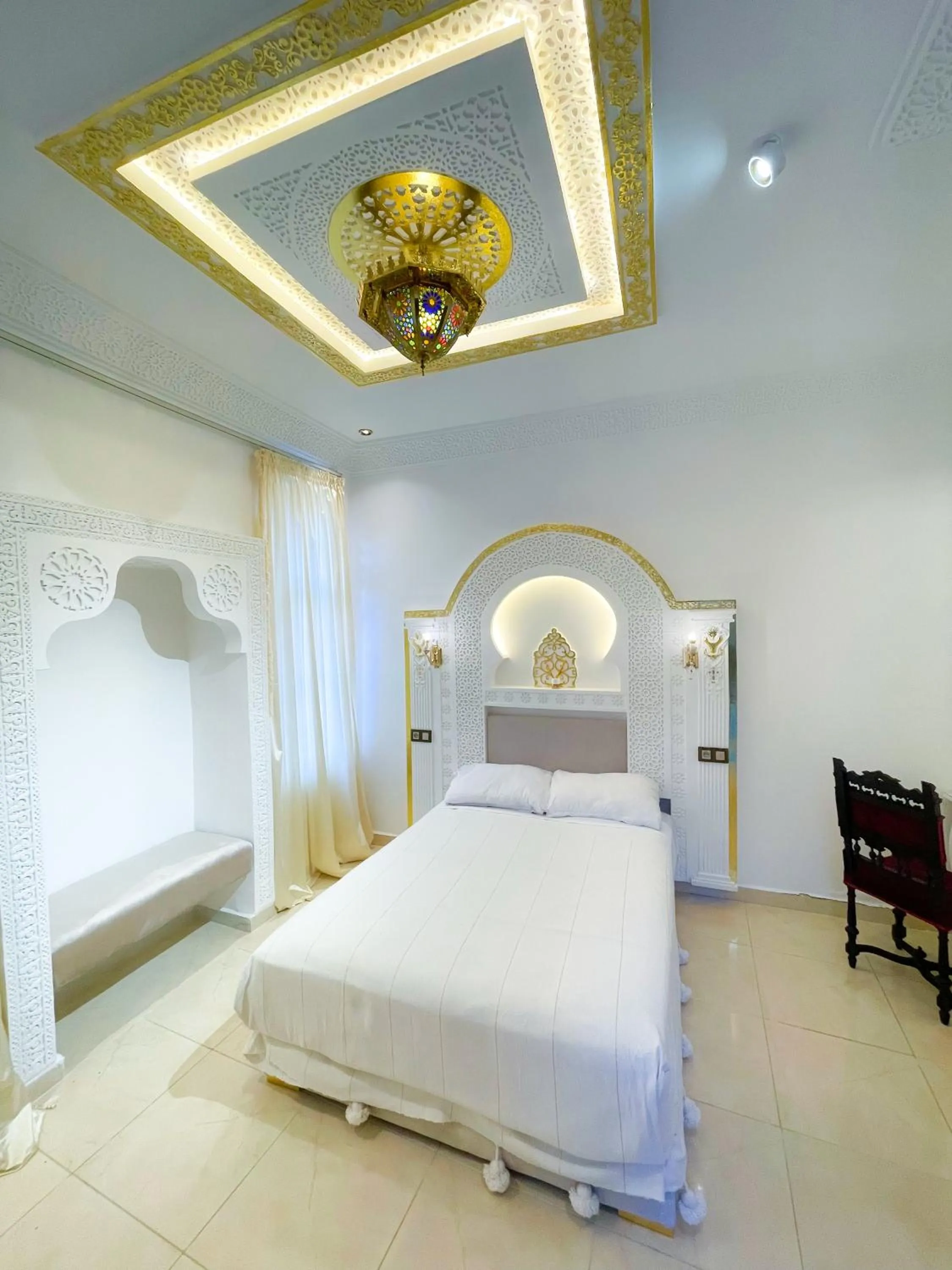 Bed in Hotel Palace tanger