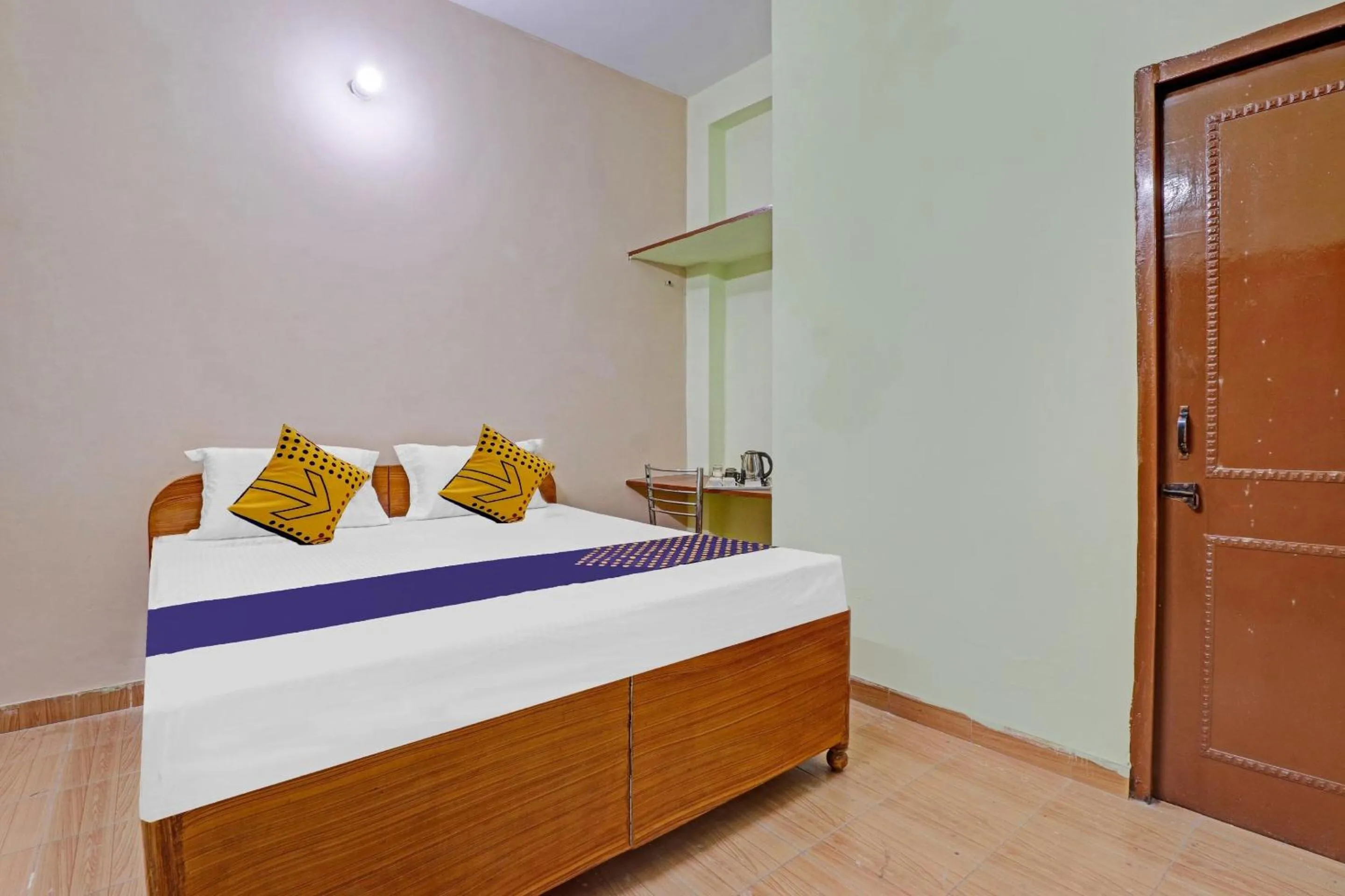 Bedroom, Bed in SPOT ON Ganpati Home Stays