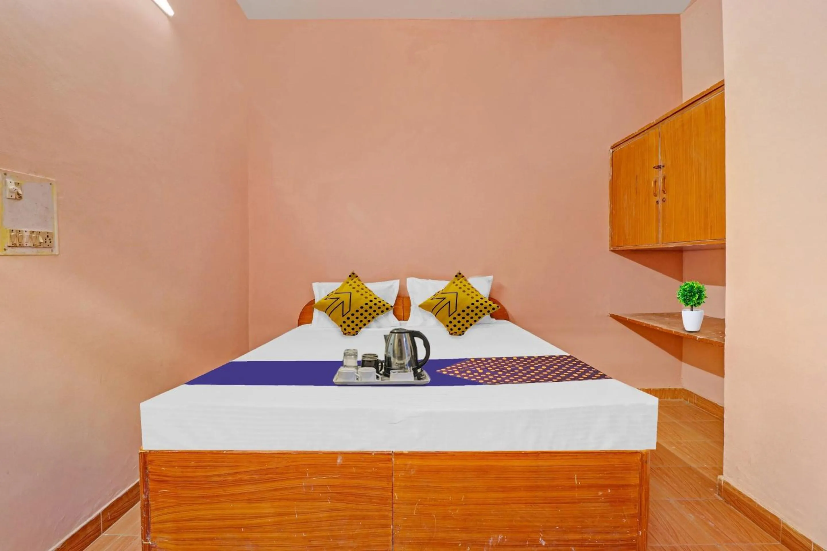 Bedroom, Bed in SPOT ON Ganpati Home Stays
